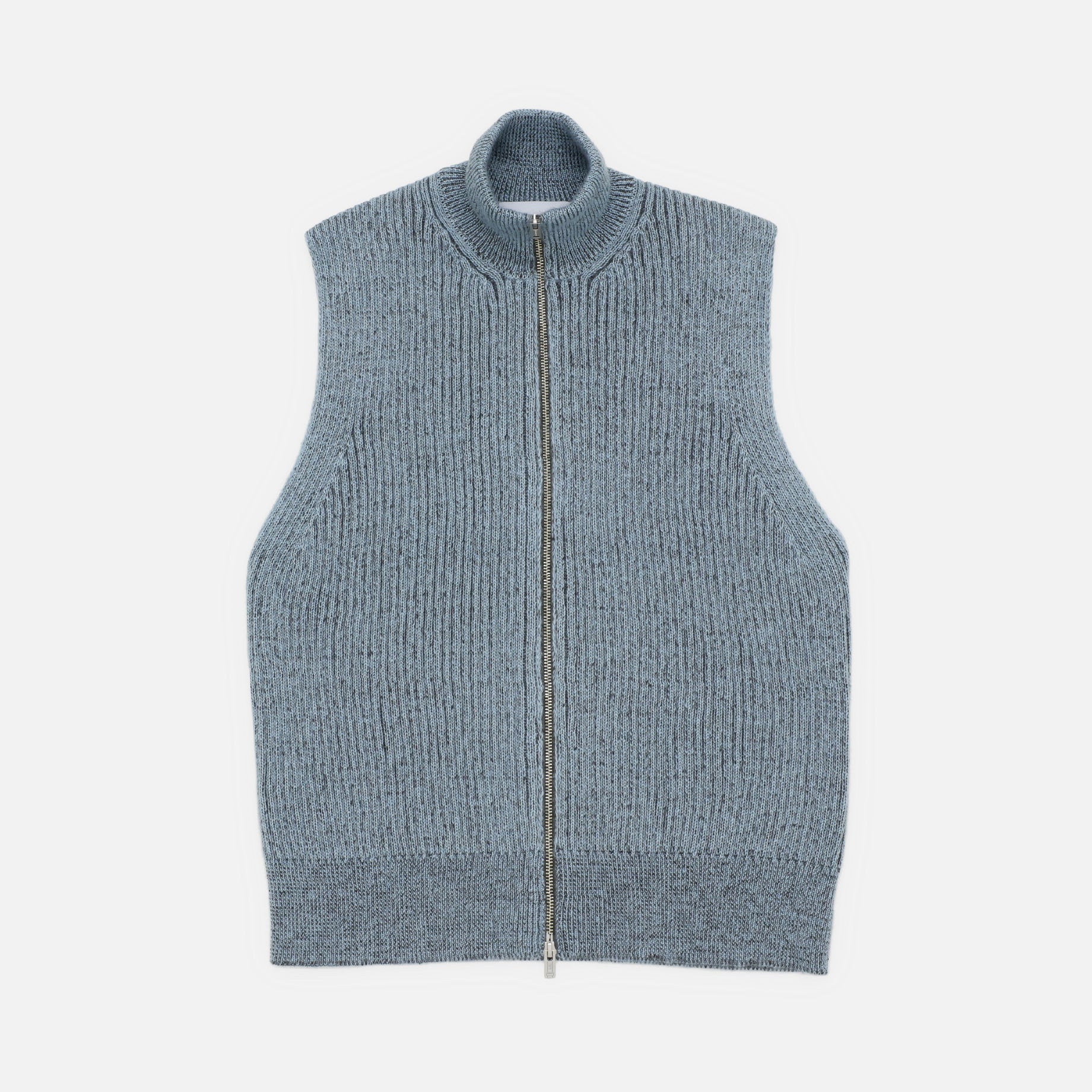 DRIVERS KNIT VEST（BLUE&BROWN）