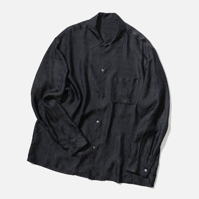 REGULAR COLLAR L/S SHIRTS（CHACOAL）