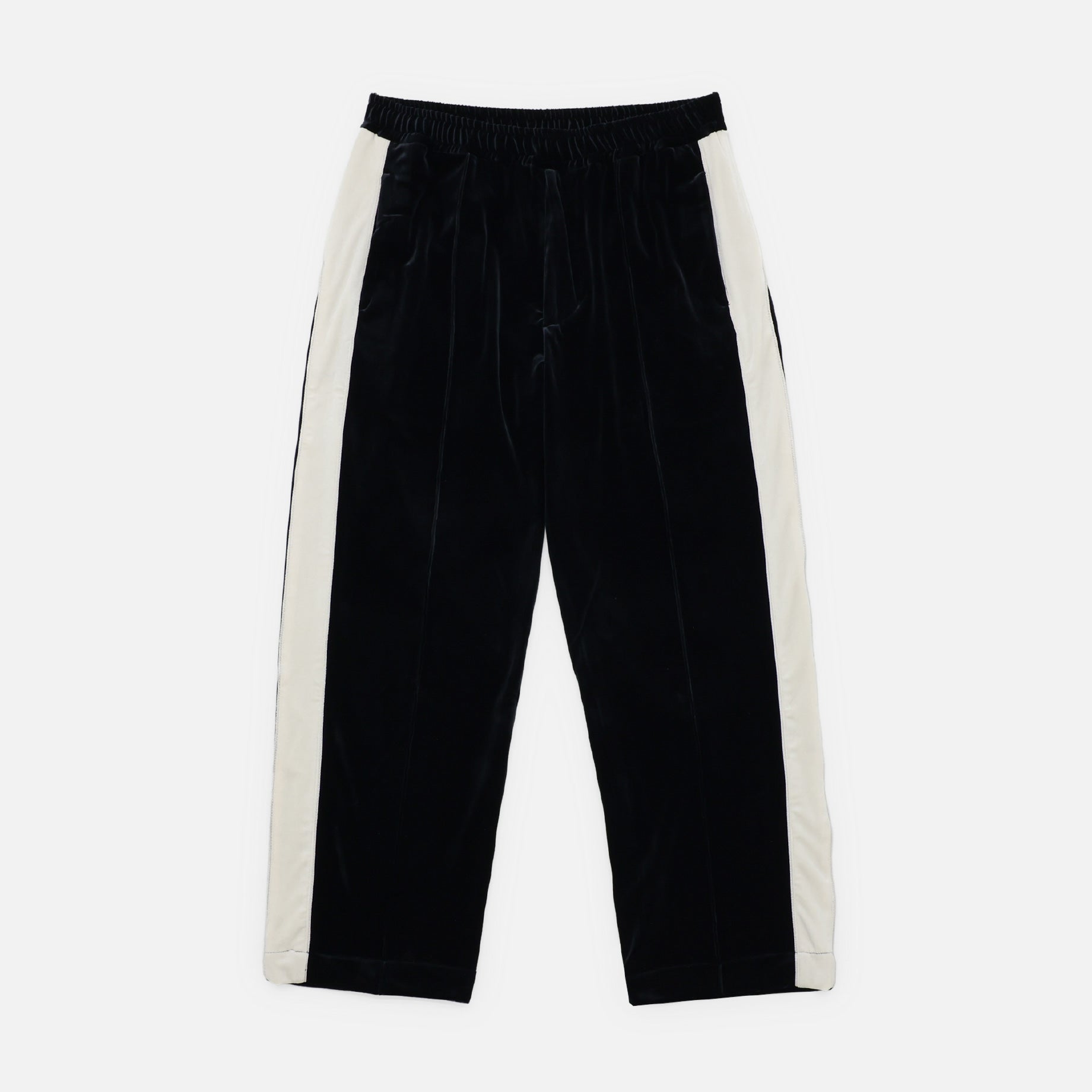 VELOUR TRACK PANTS（BLACK）