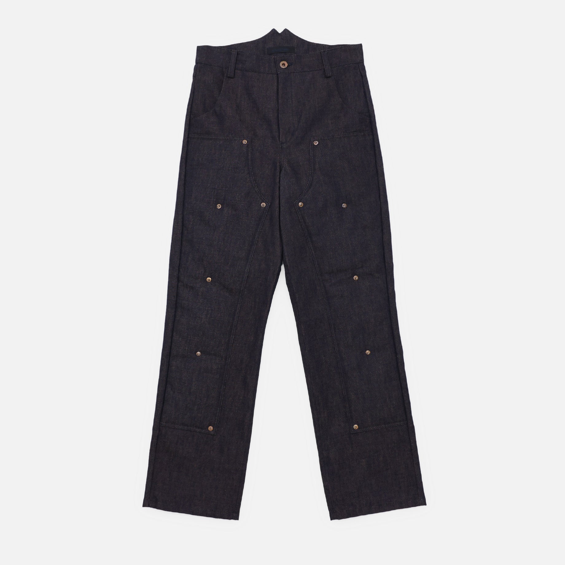 PUDDING EXPANDED DENIM PANTS（KAKI）