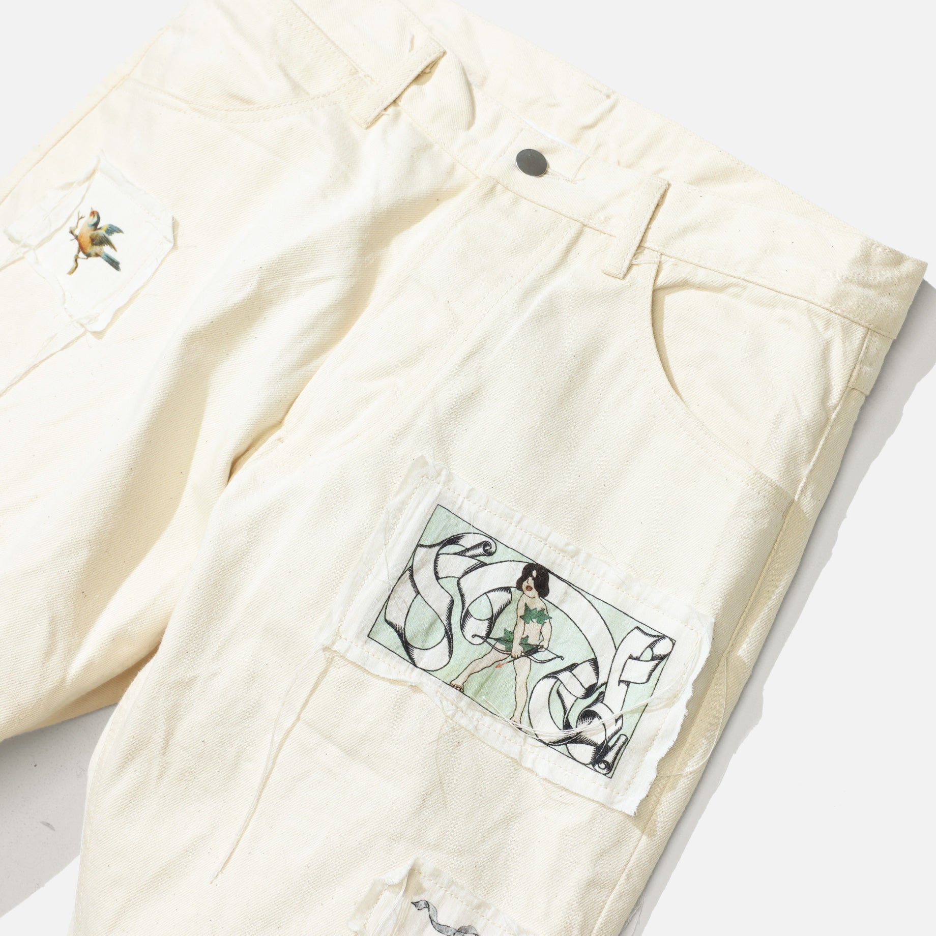 DENIM PANTS （IVORY）