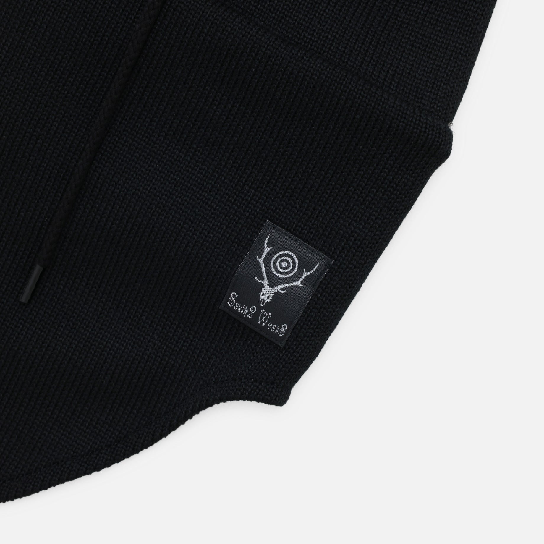 HOODY - W/A KNIT（BLACK）