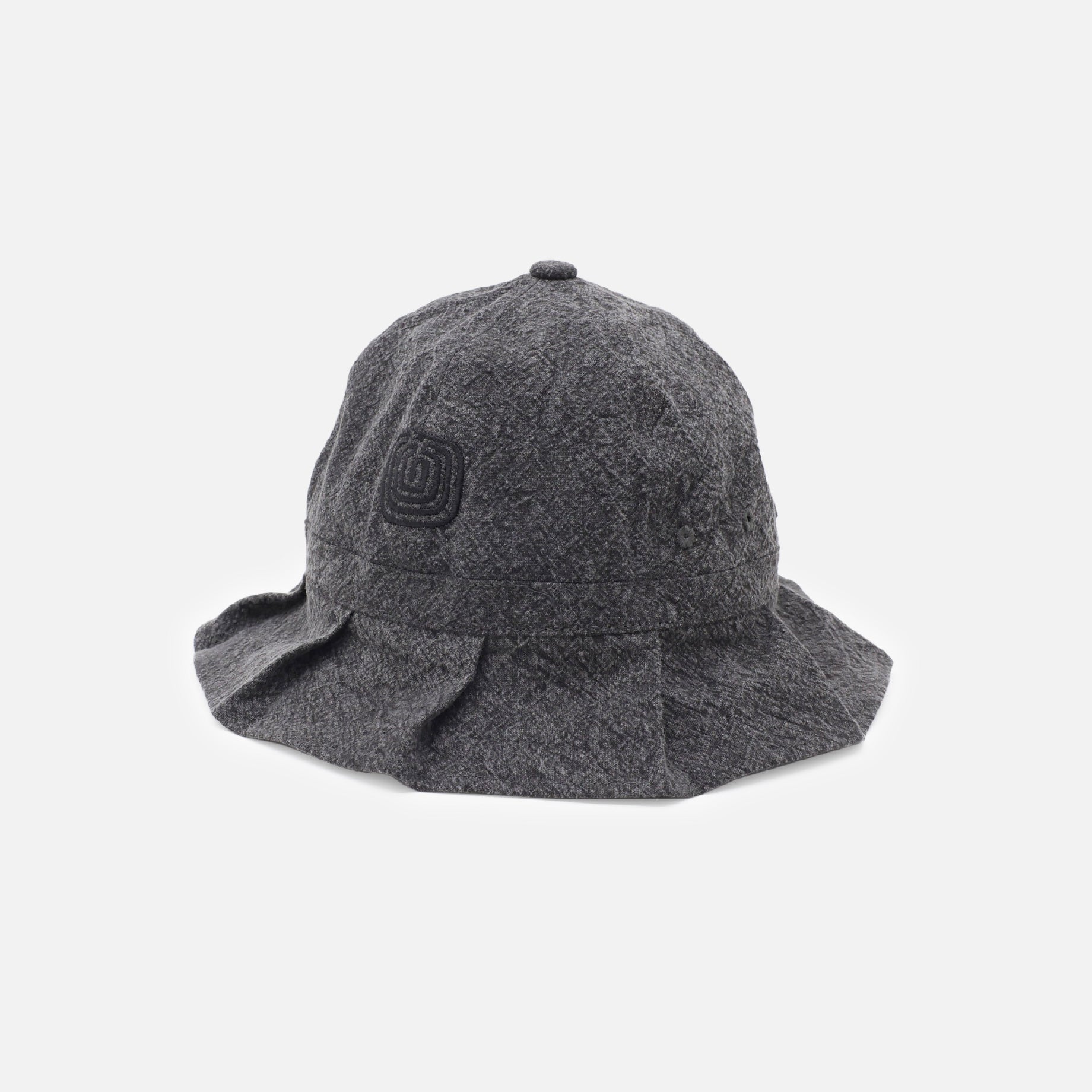 TUCK BRIM HAT（BLACK）