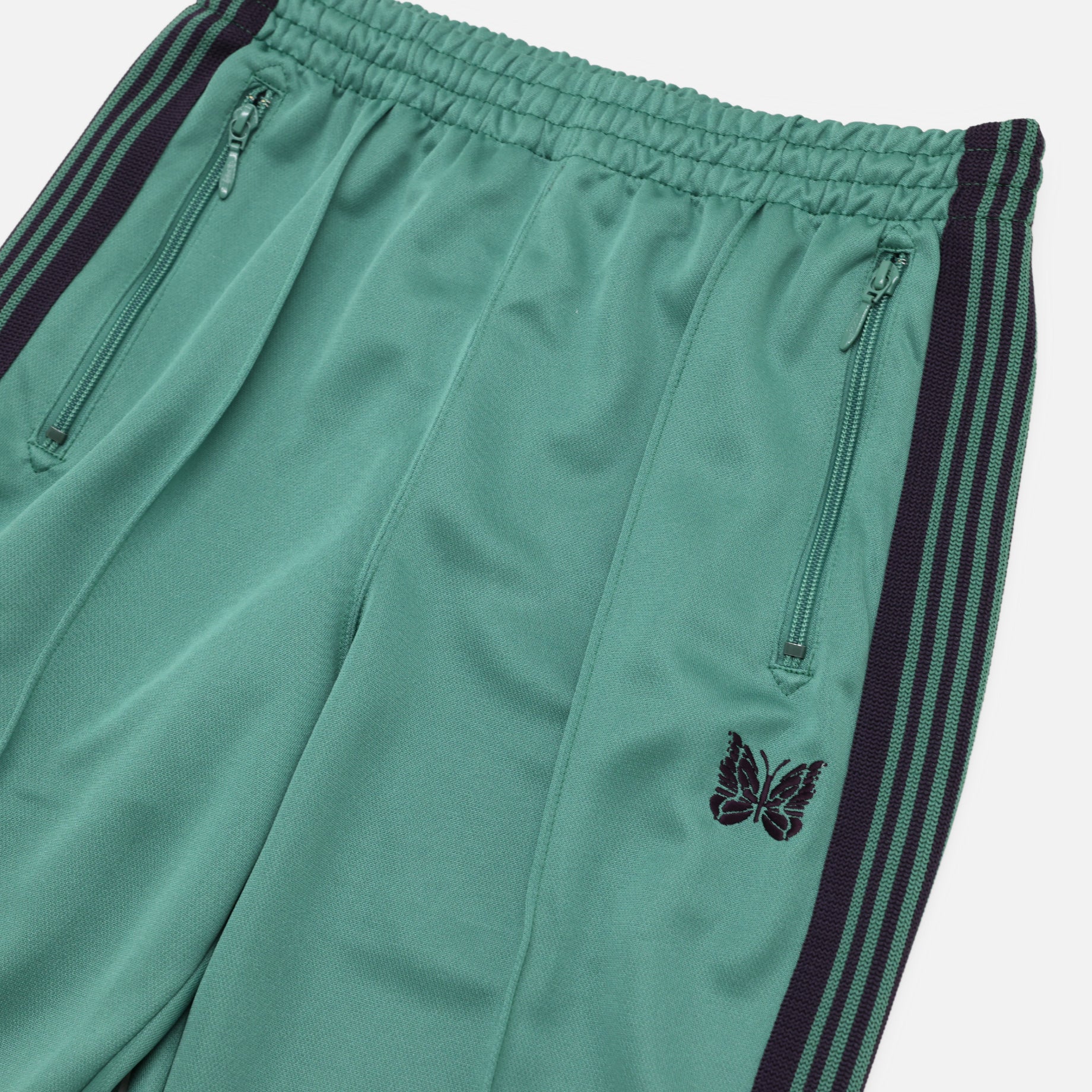 BOOT - CUT TRACK PANT - POLY SMOOTH（EMERALD）
