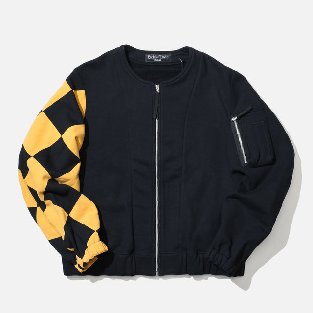 G-1 LINE CREW JACKET（BLACK）