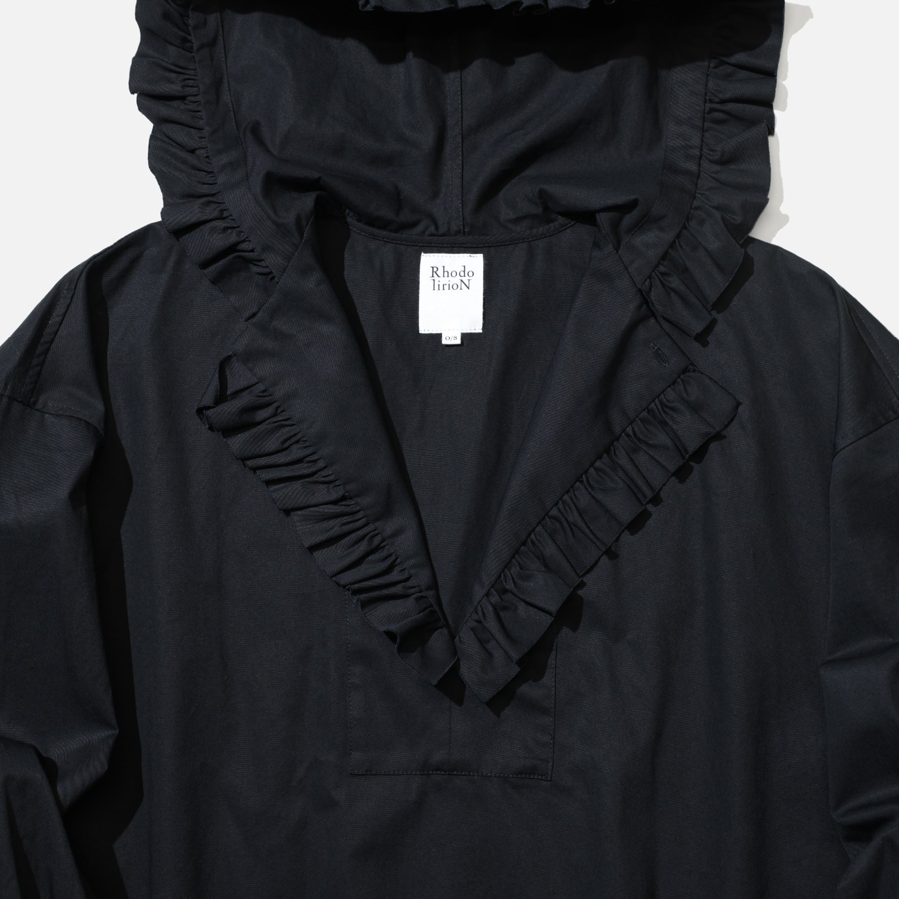 FRILL HOODY（BLACK）