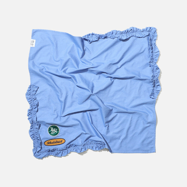 SCARF WITH EMBLEM （BLUE）
