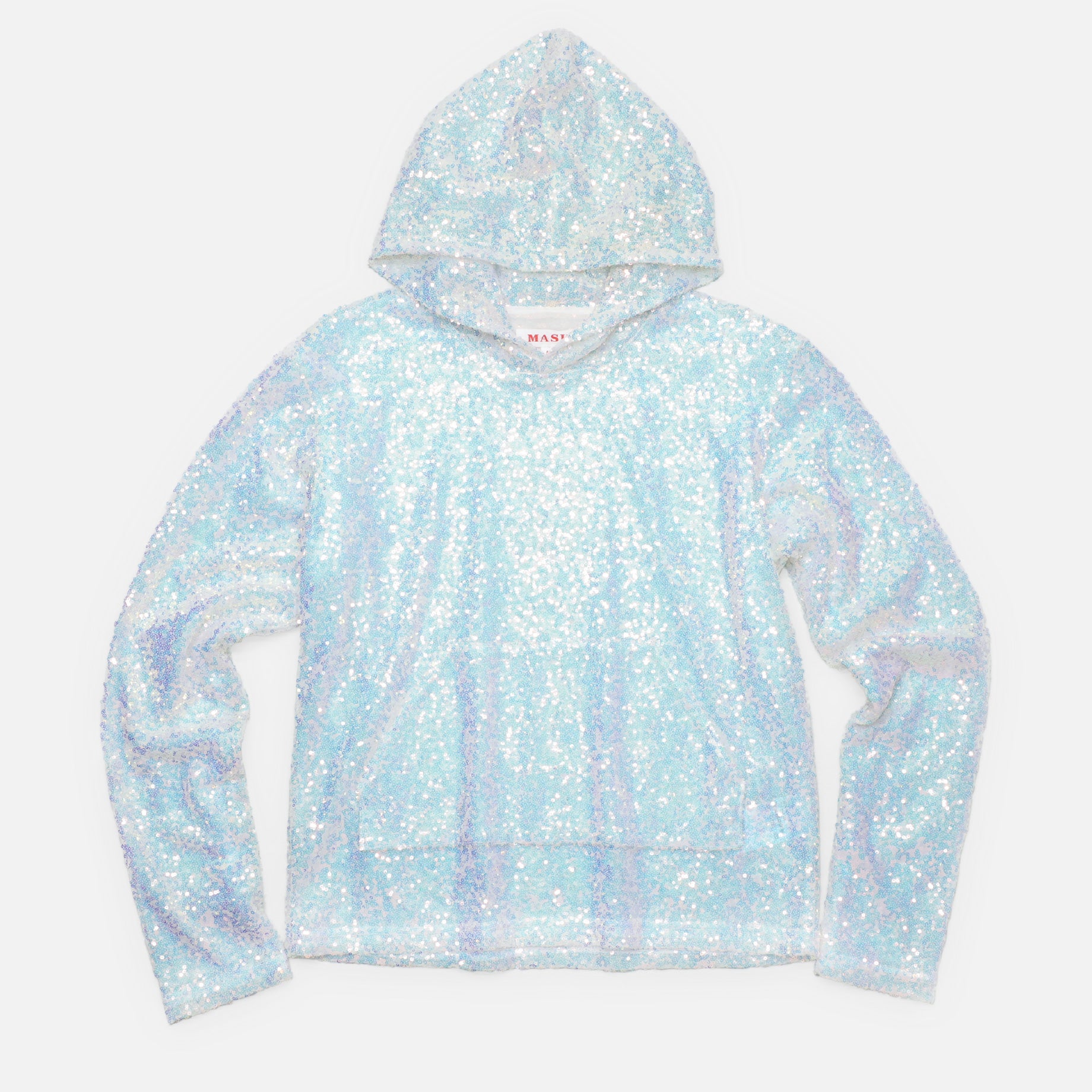 SEQUINS HOODIE（PEARL）