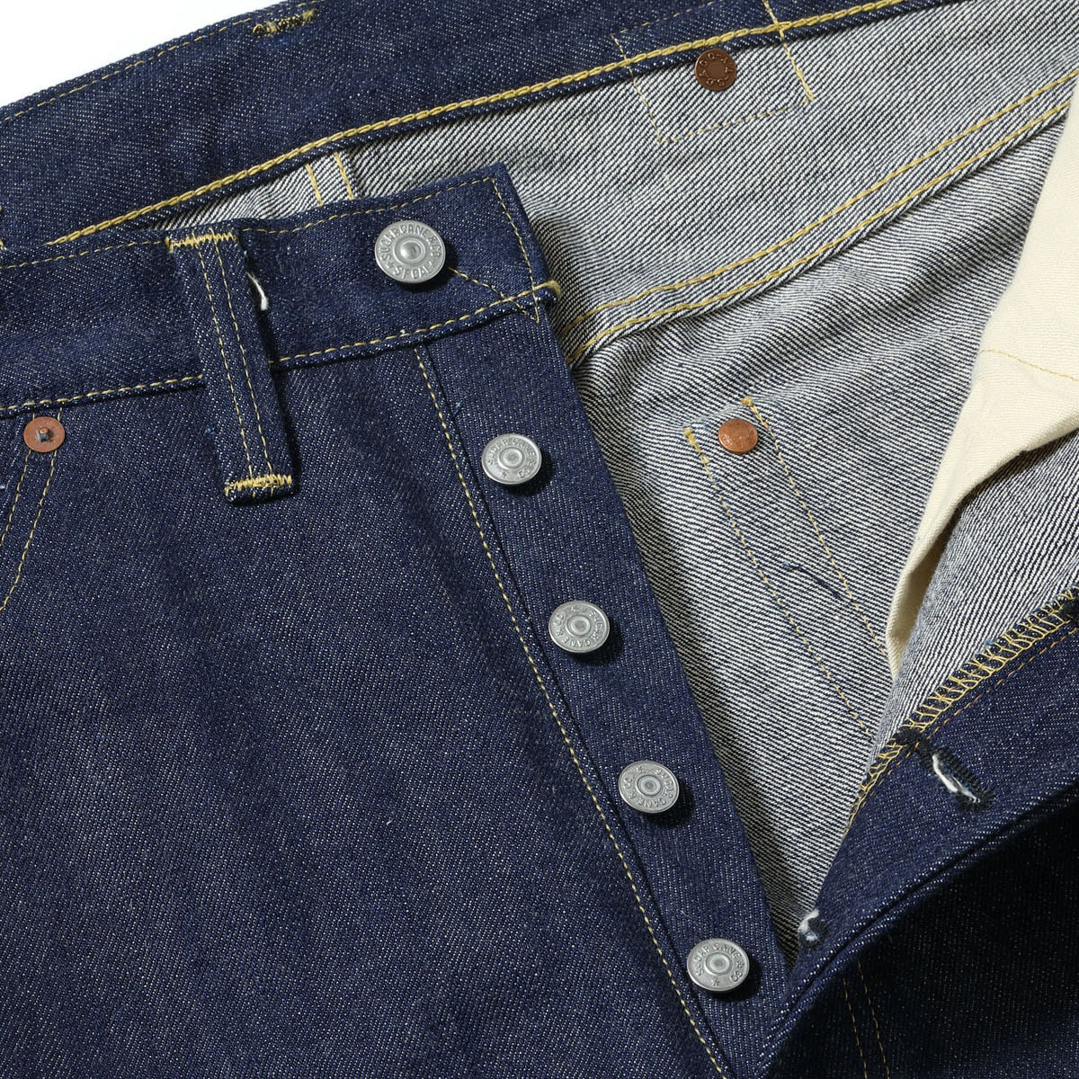 SUPER “DENIM” COLLECTIBLES #05 14.25OZ. BLUE DENIM WAIST OVERALLS “1942” MODEL　（421NVYA ONE WASH）