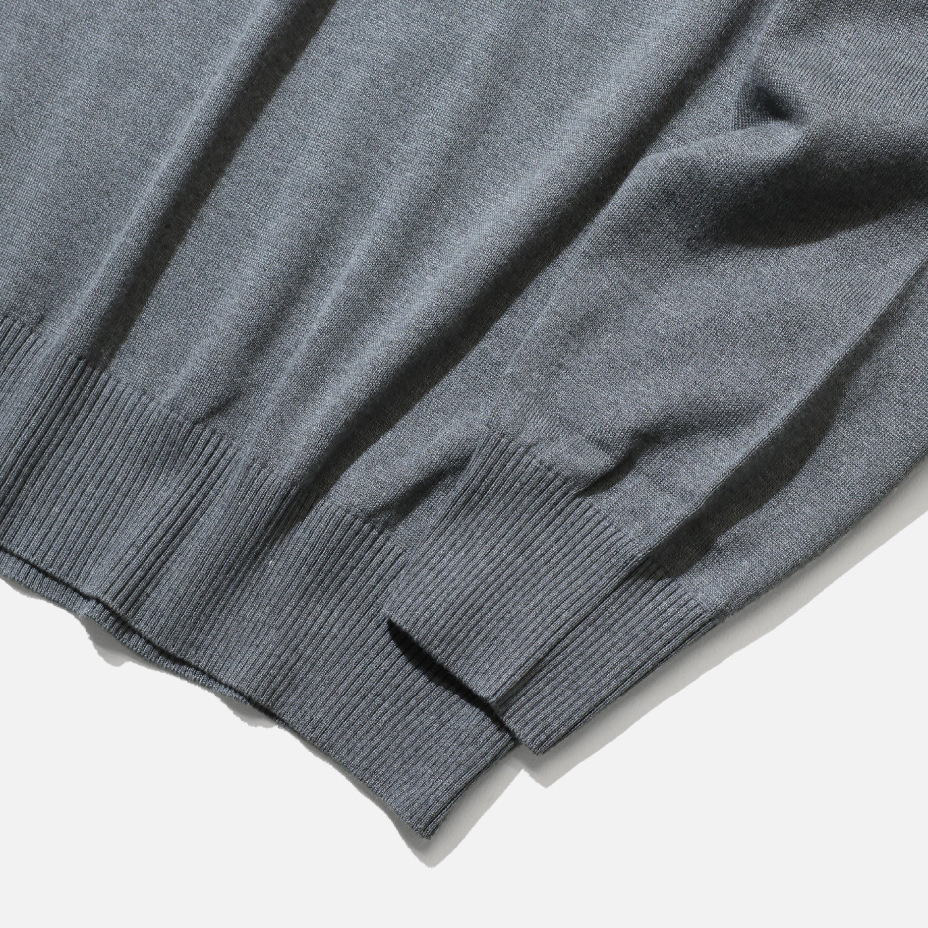 TURTLE NECK KNIT （D.GRAY）