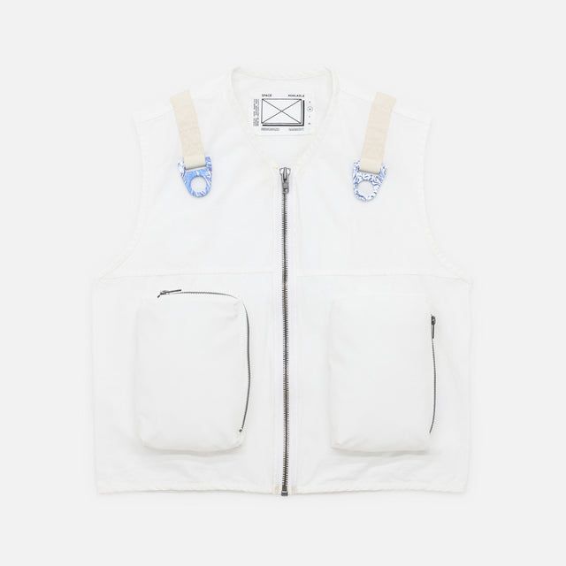 UTILITY RECYCLING VEST（OFF  WHITE MIX）