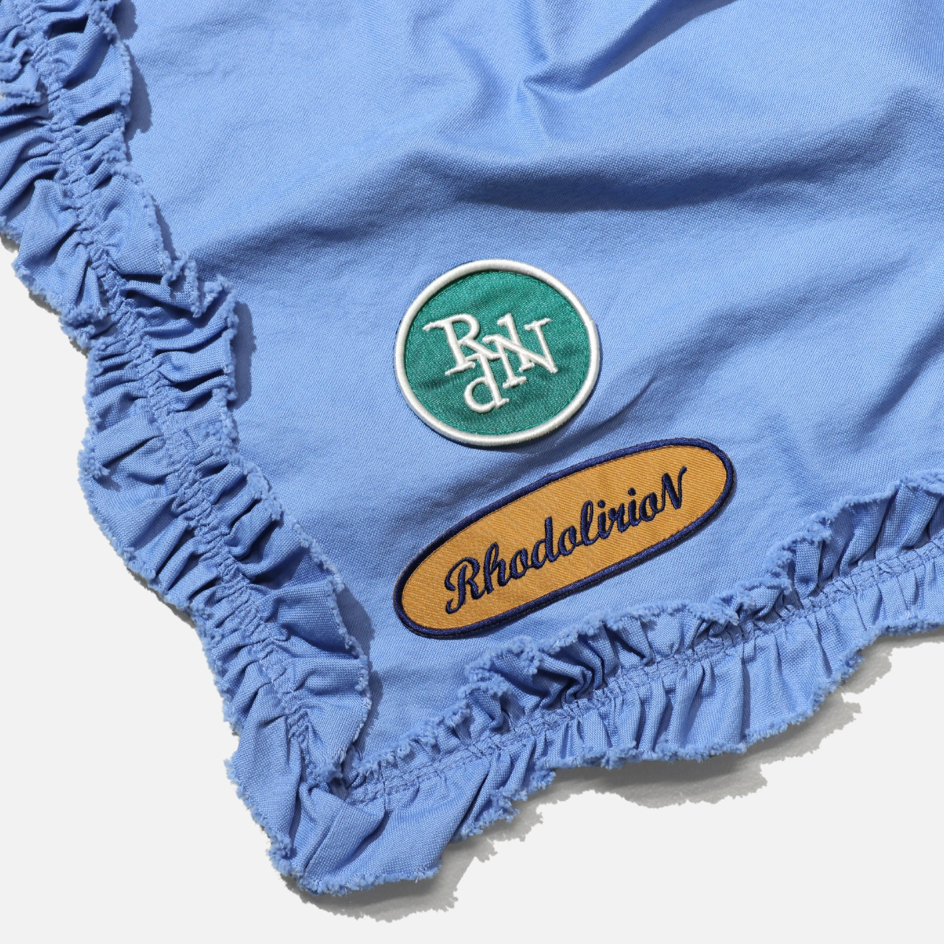 SCARF WITH EMBLEM （BLUE）