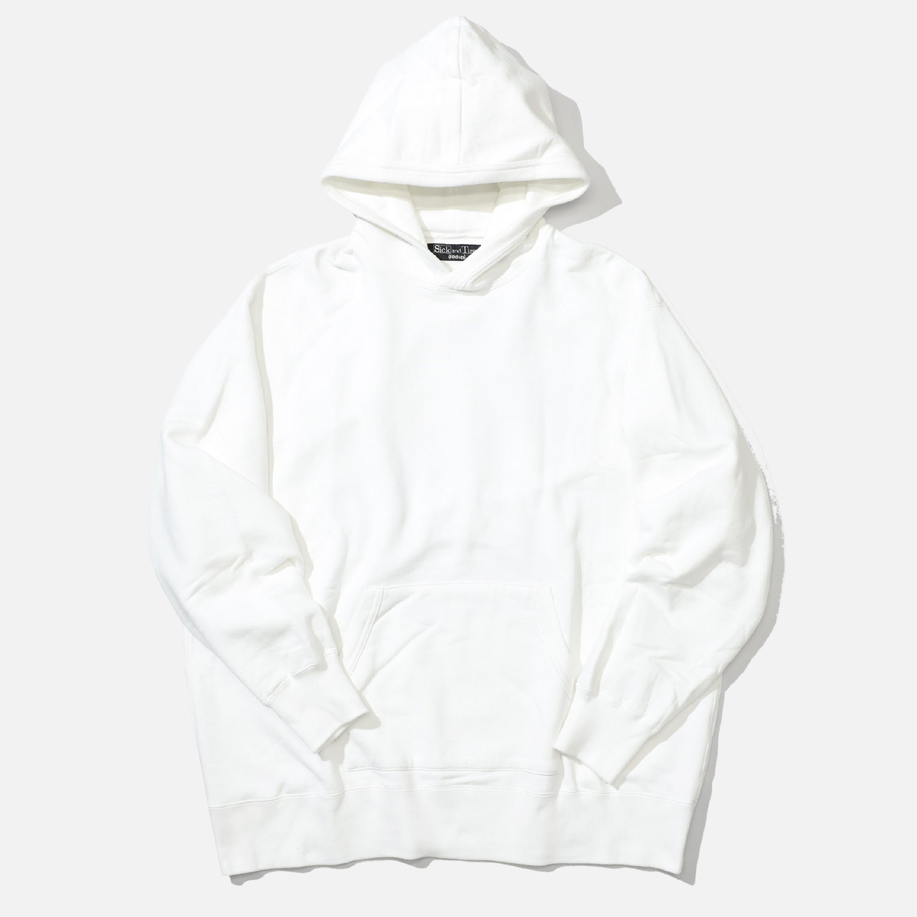 BIG HOOD SWEAT PRINT（WHITE）