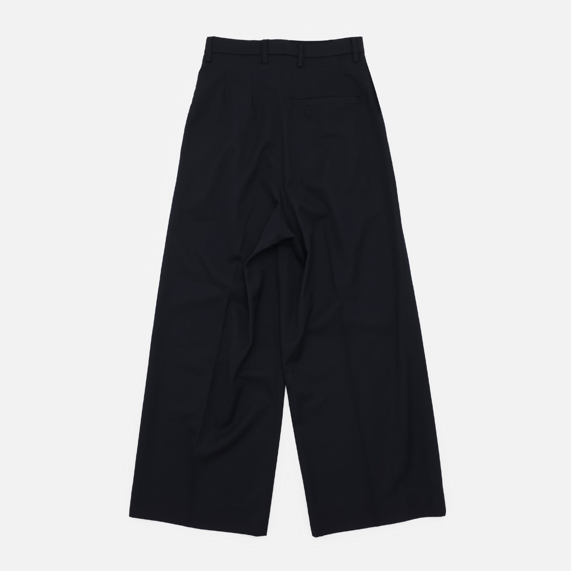 WIDE TROUSERS（BLACK）