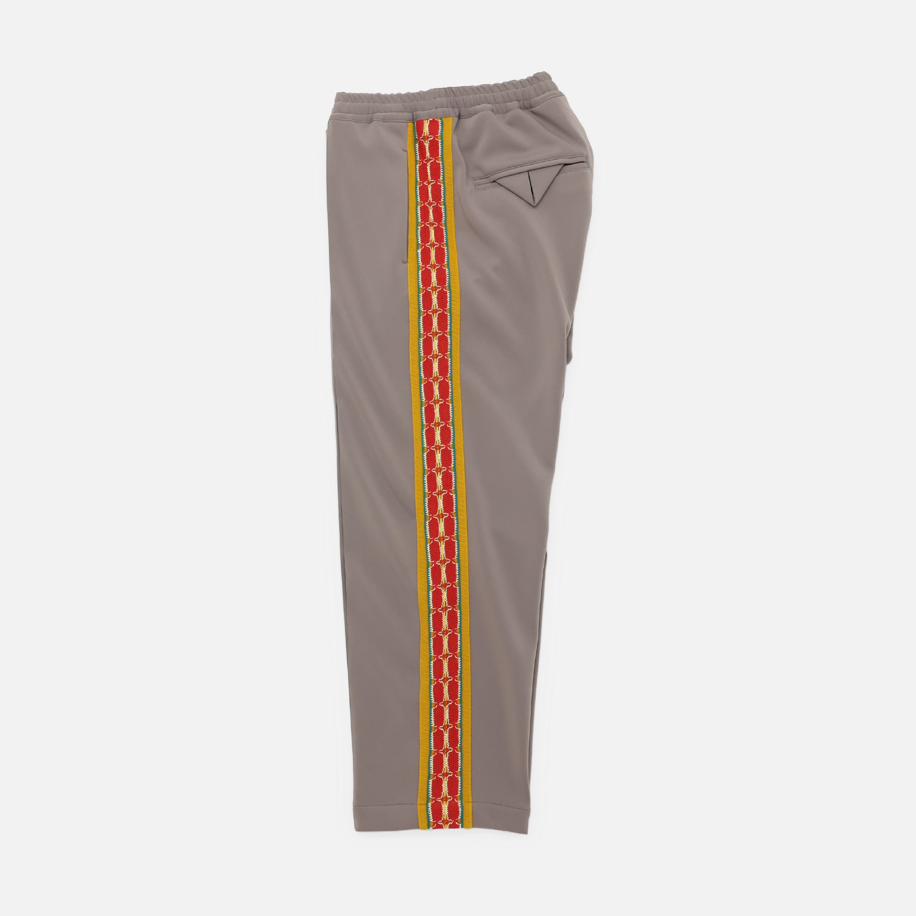 LACE TAPE STRAIGHT TRACK PANTS（LIGHT GRAY）