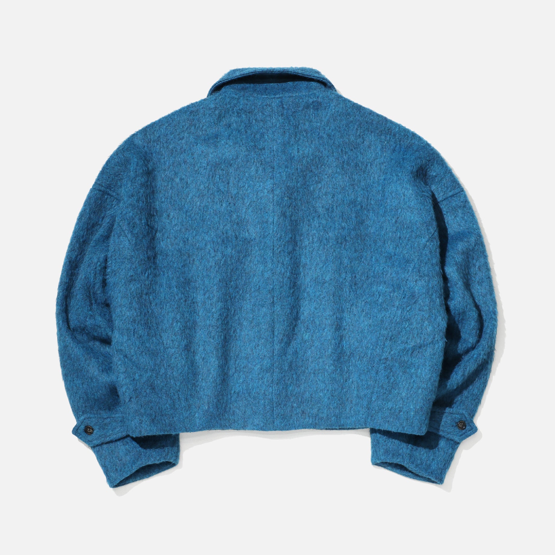 SHAGGY SHORT JACKET （BLUE） – UNEVEN HUB STORE｜想像を