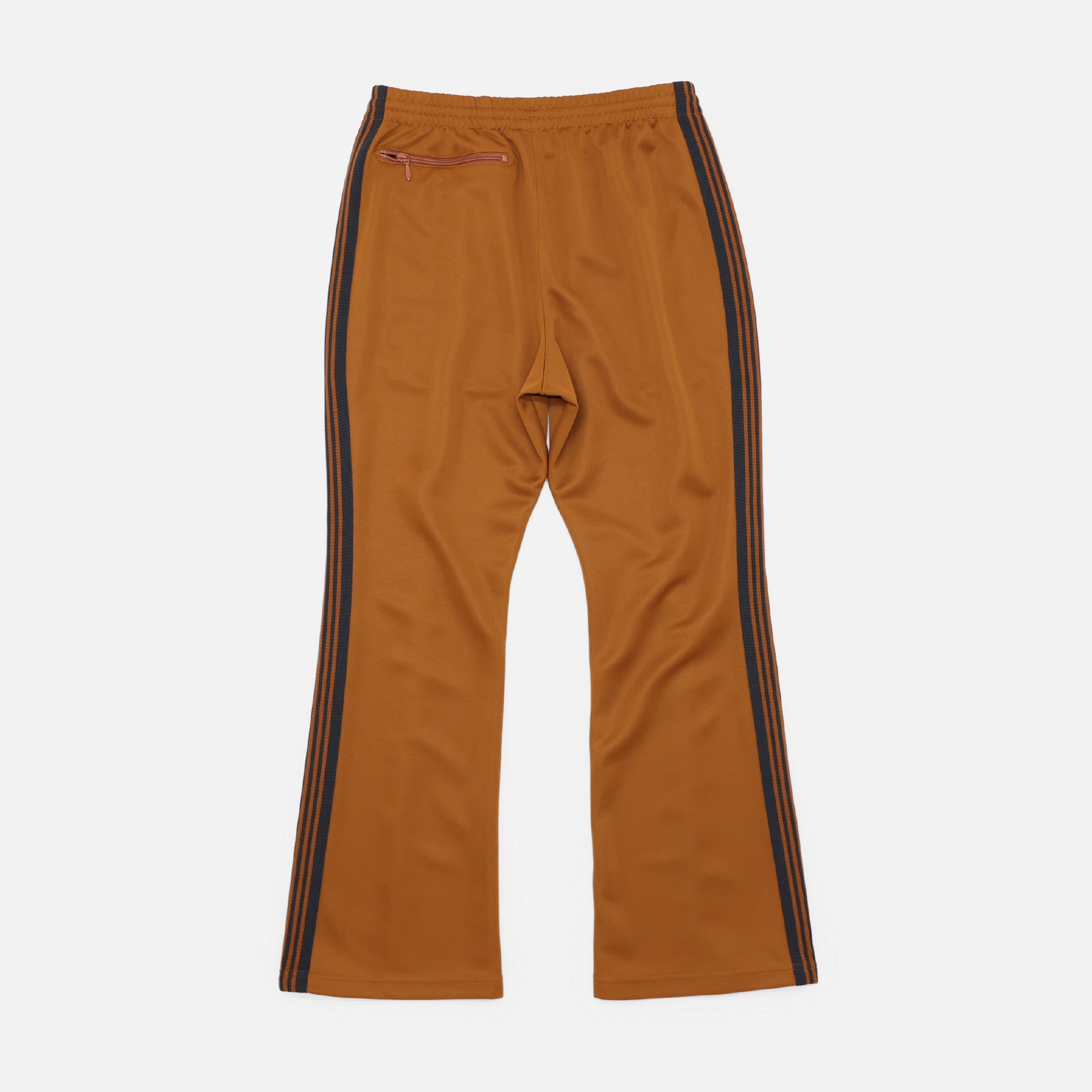 BOOT-CUT TRACK PANT - POLY SMOOTH （RUST）