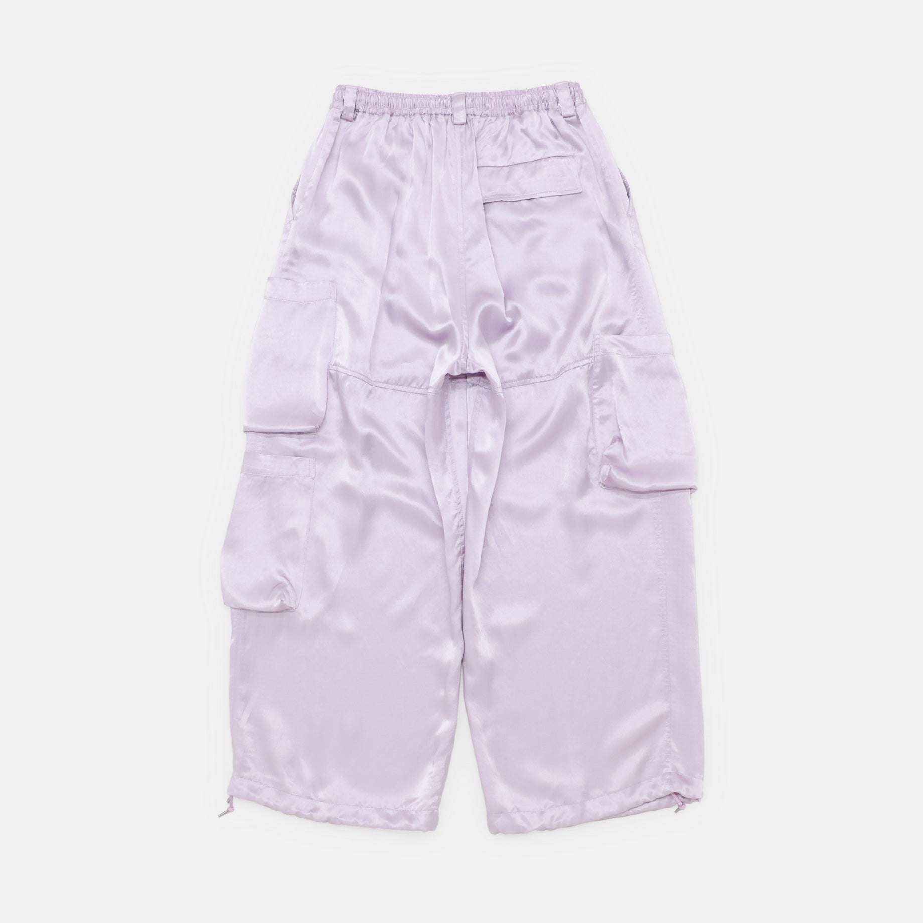 WATERING SATIN MILITARY EASY PANTS （MIST PINK）