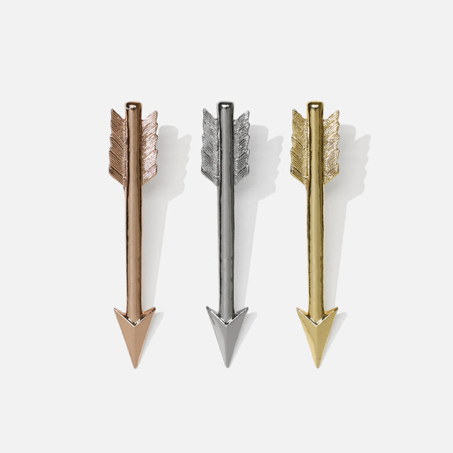 ARROW TIE PINS （SILVER & GOLD & PINK）