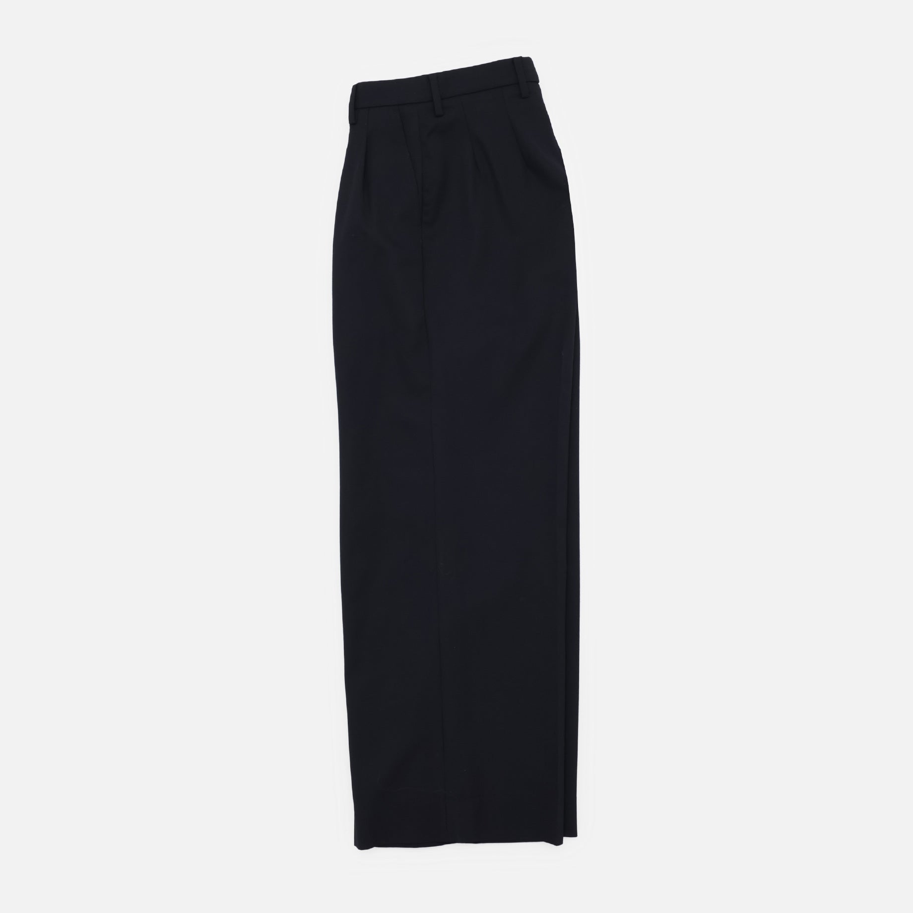 WIDE TROUSERS（BLACK）