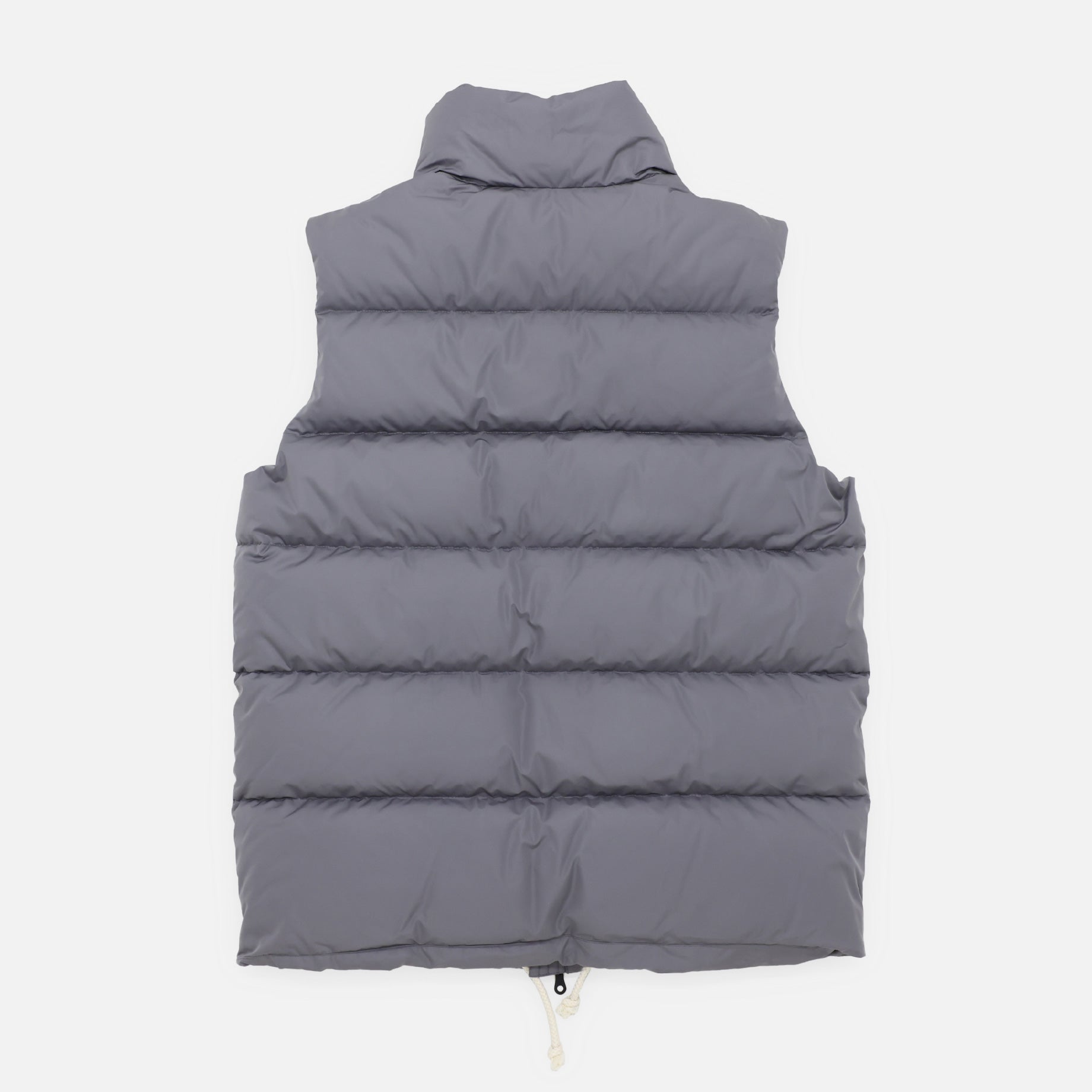 POLYESTER DOWN DOWN VEST（GRAY）