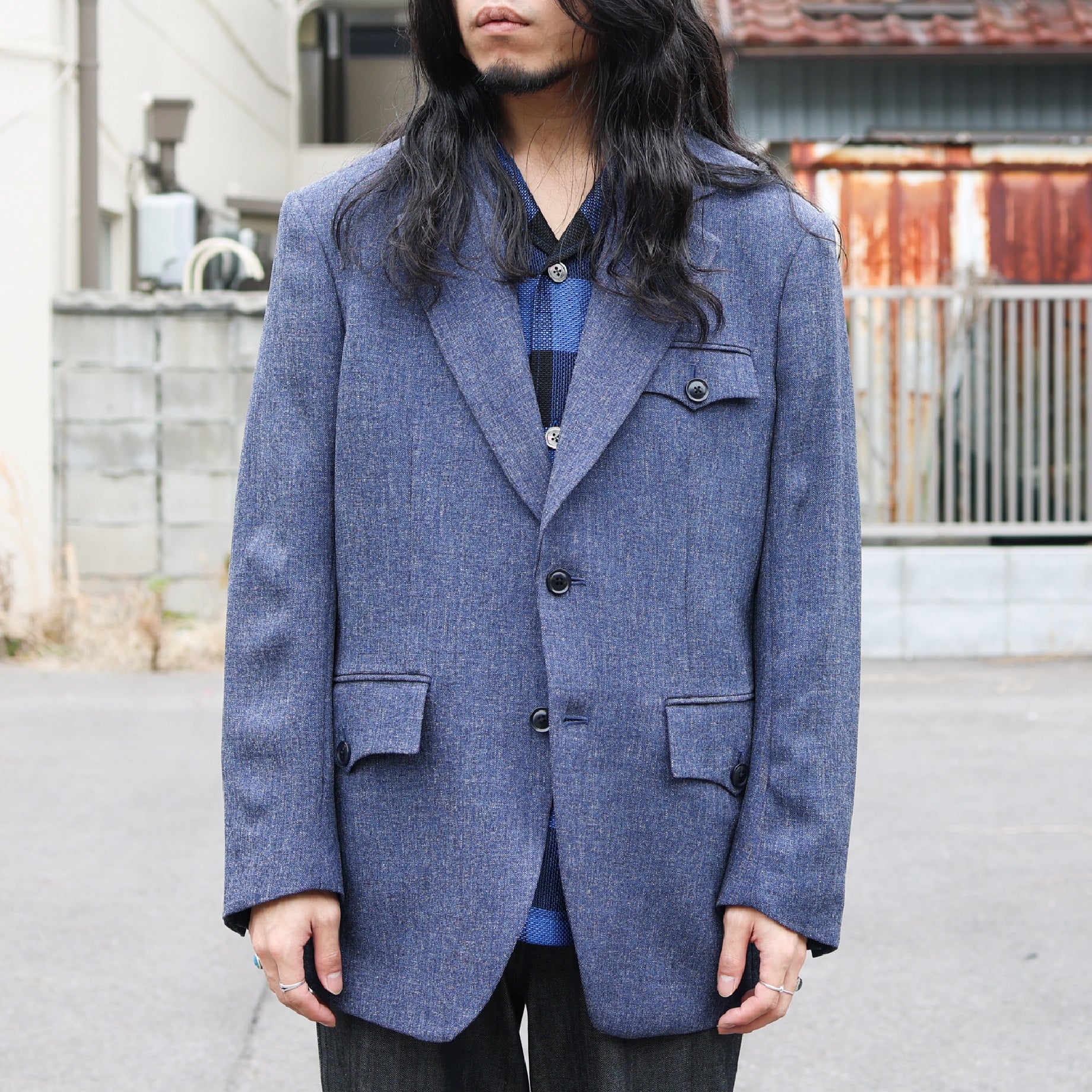 2B JACKET - STRETCH TWILL（NAVY） – UNEVEN HUB STORE｜想像を超える ...