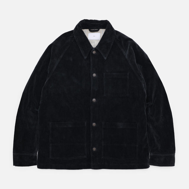 COURDUROY COVERALL（BLACK）