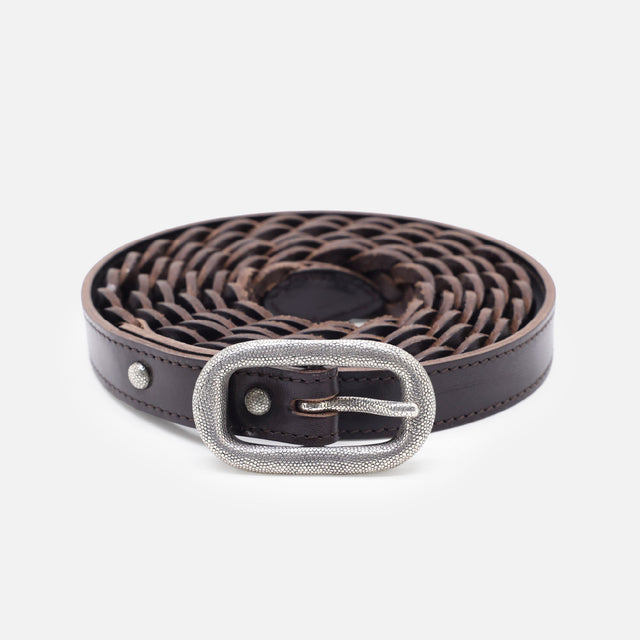 LACE-UP BELT（SILVER）