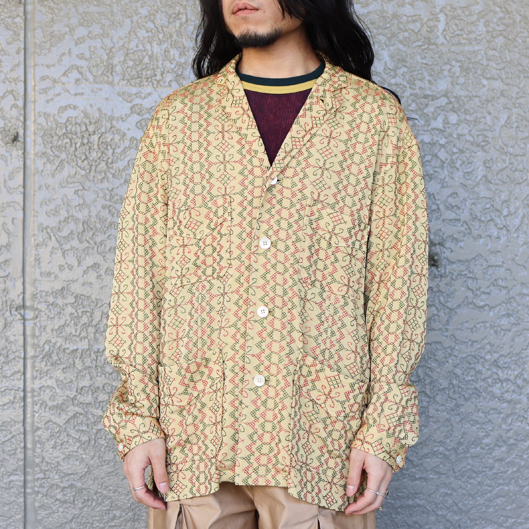 CUBA SHIRT JACKET（YELLOW）