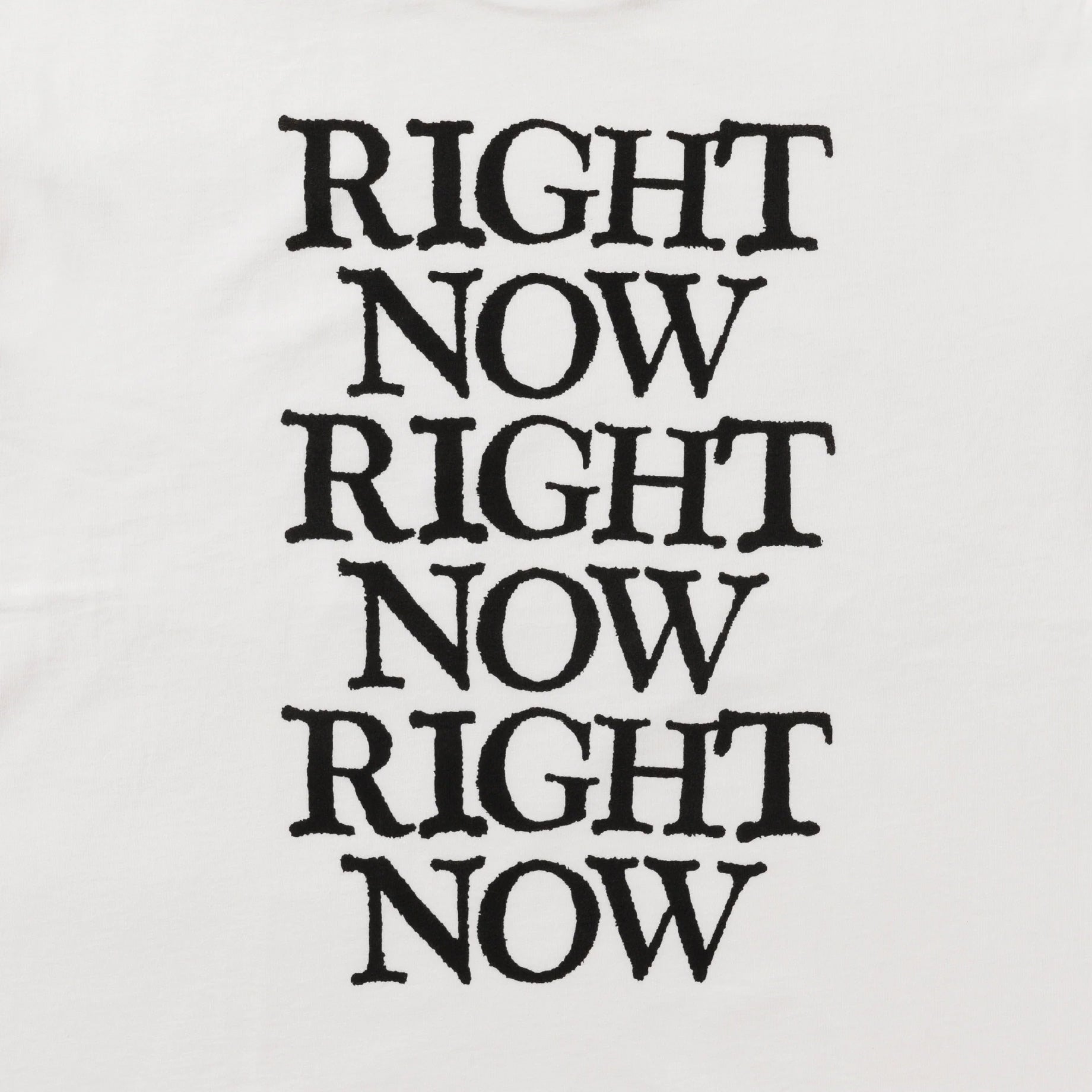 TOMOO GOKITA - 'RIGHT NOW' S/S TEE（WHITE）