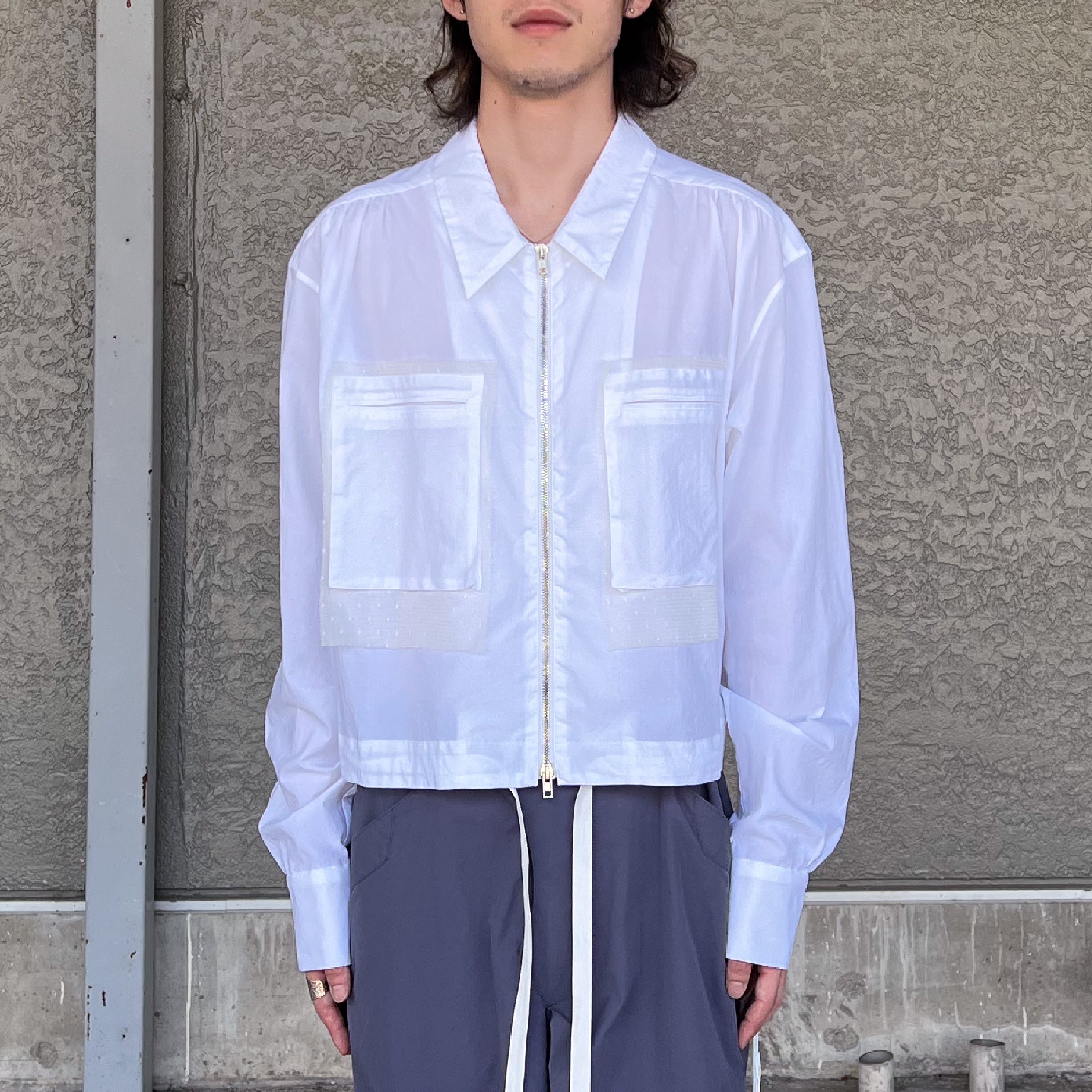 SEPARATE SHIRTS BLOUSON（WHITE）