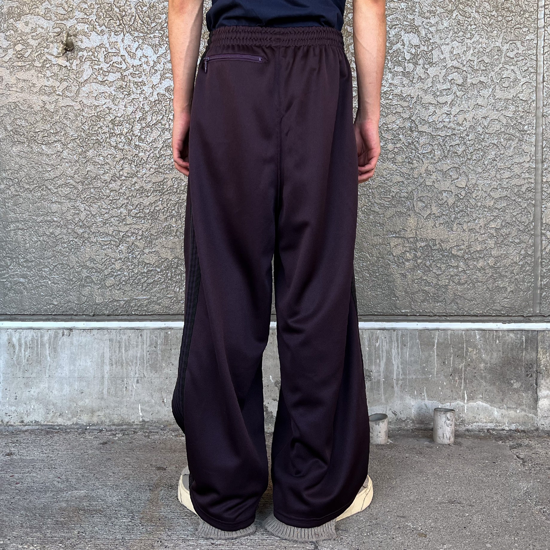 H.D. TRACK PANT - POLY SMOOTH（DK .PURPLE）