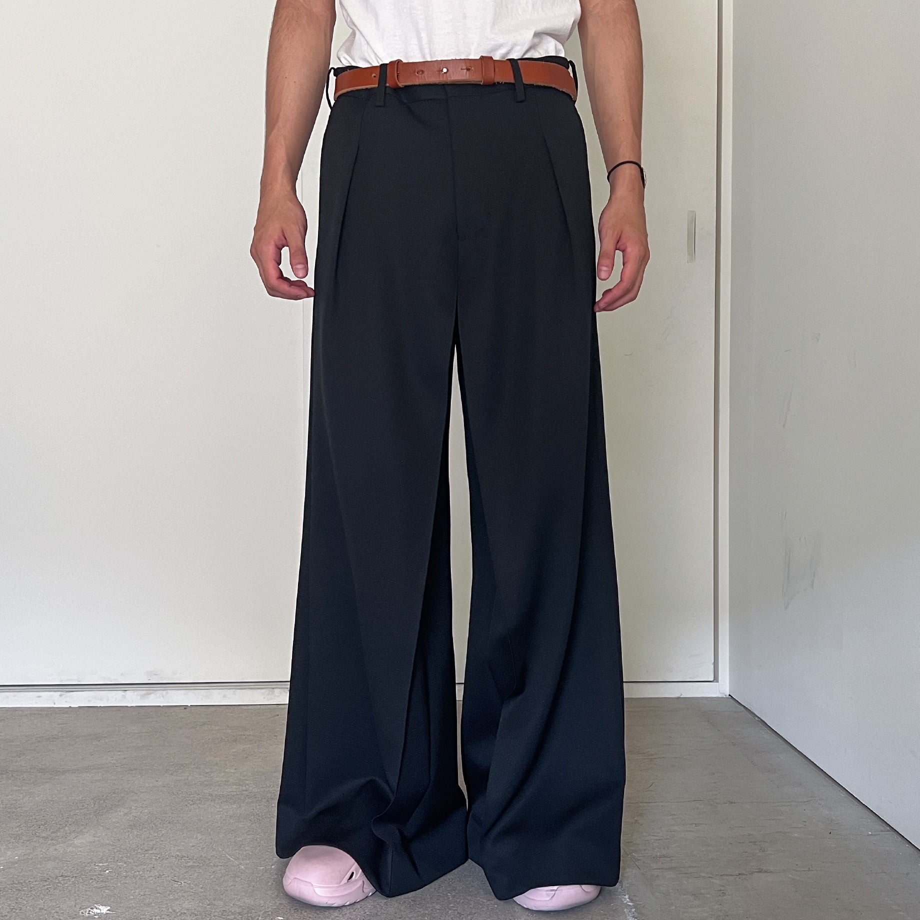 "HAKAMA" SLACKS（BLACK）