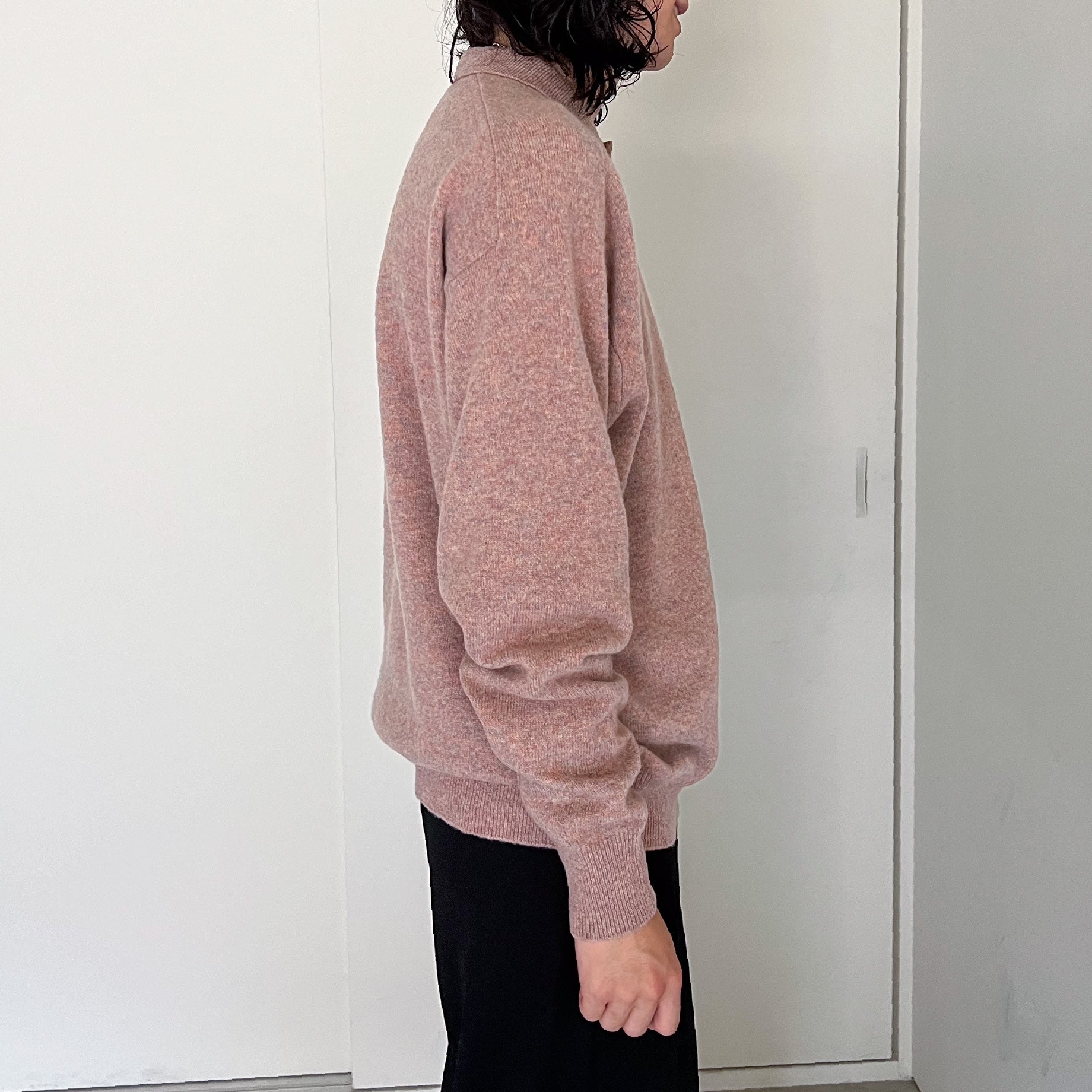 uv cut polo knit – muguet