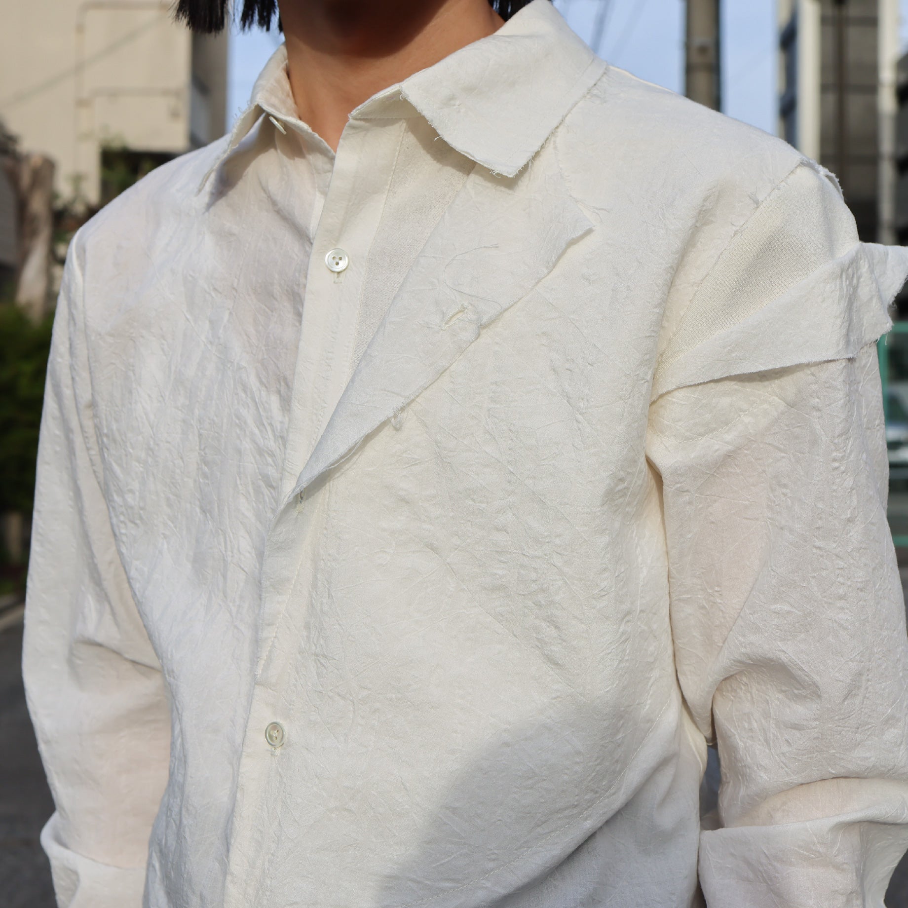 DECONSTRUCTED SHIRTS（WHITE）