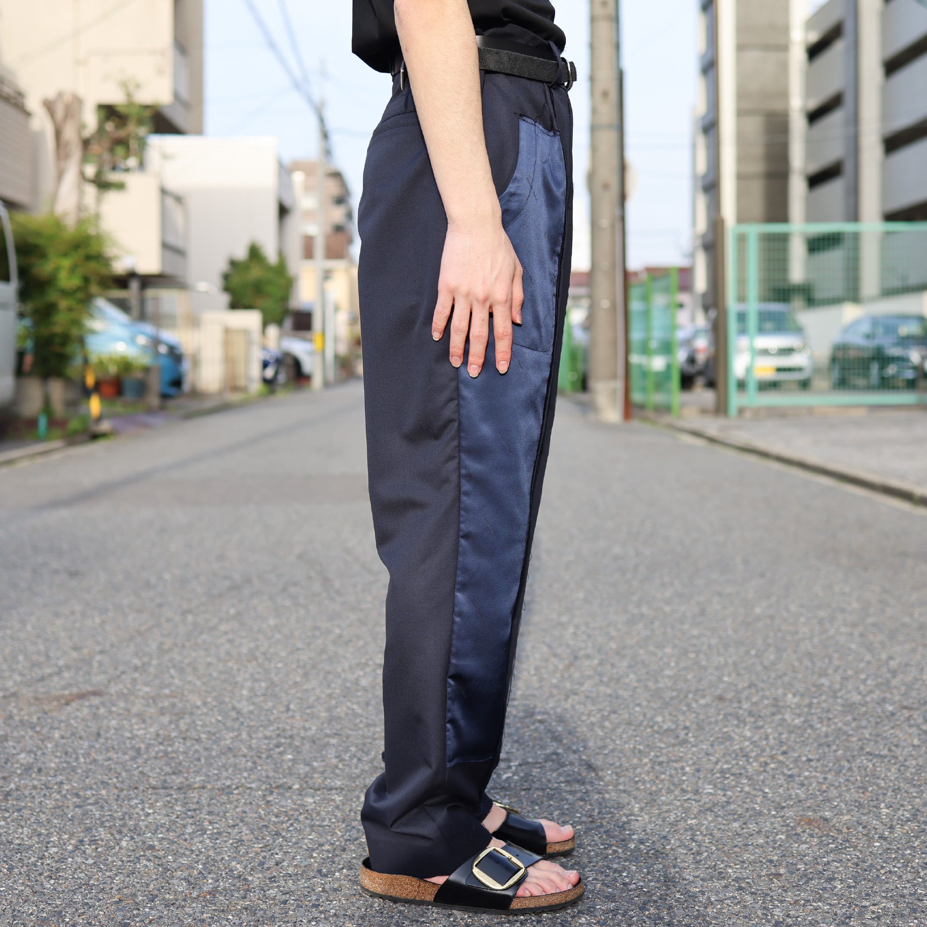 DECONSTRUCTED SLACKS（NAVY）