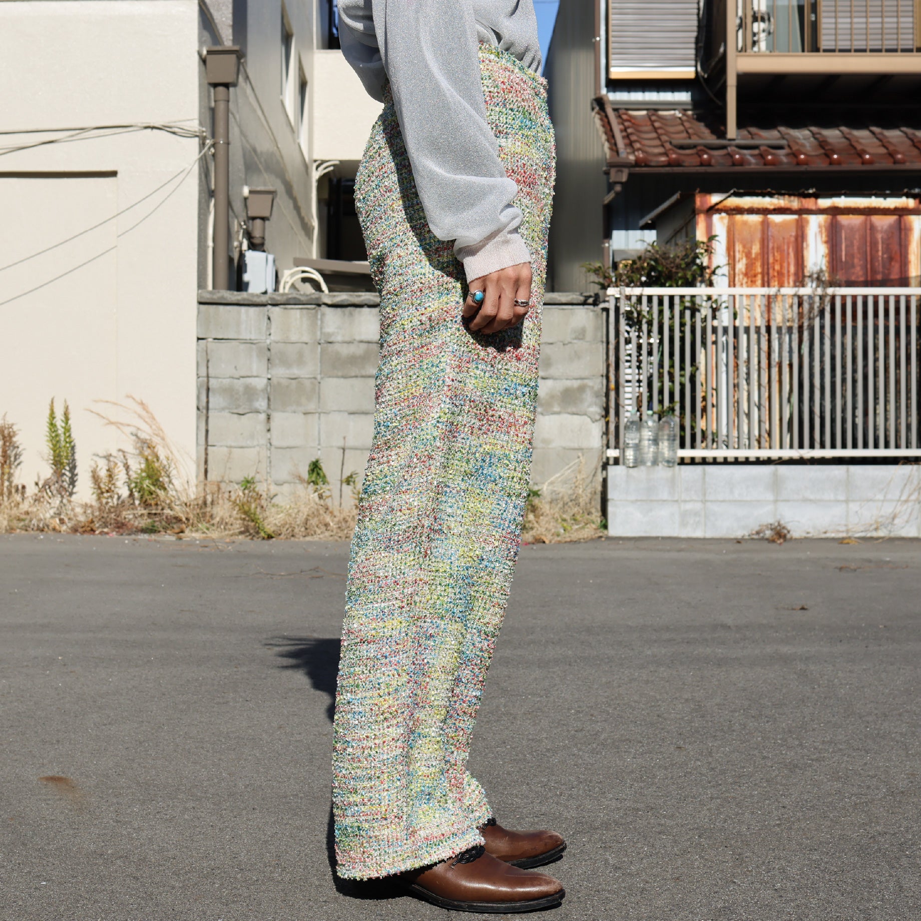 CANDY TWEED WIDE PANTS（CANDY）