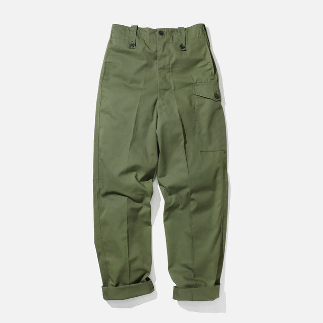 60'-70'S UK ARMY OVERALL GREEN TROUSERS