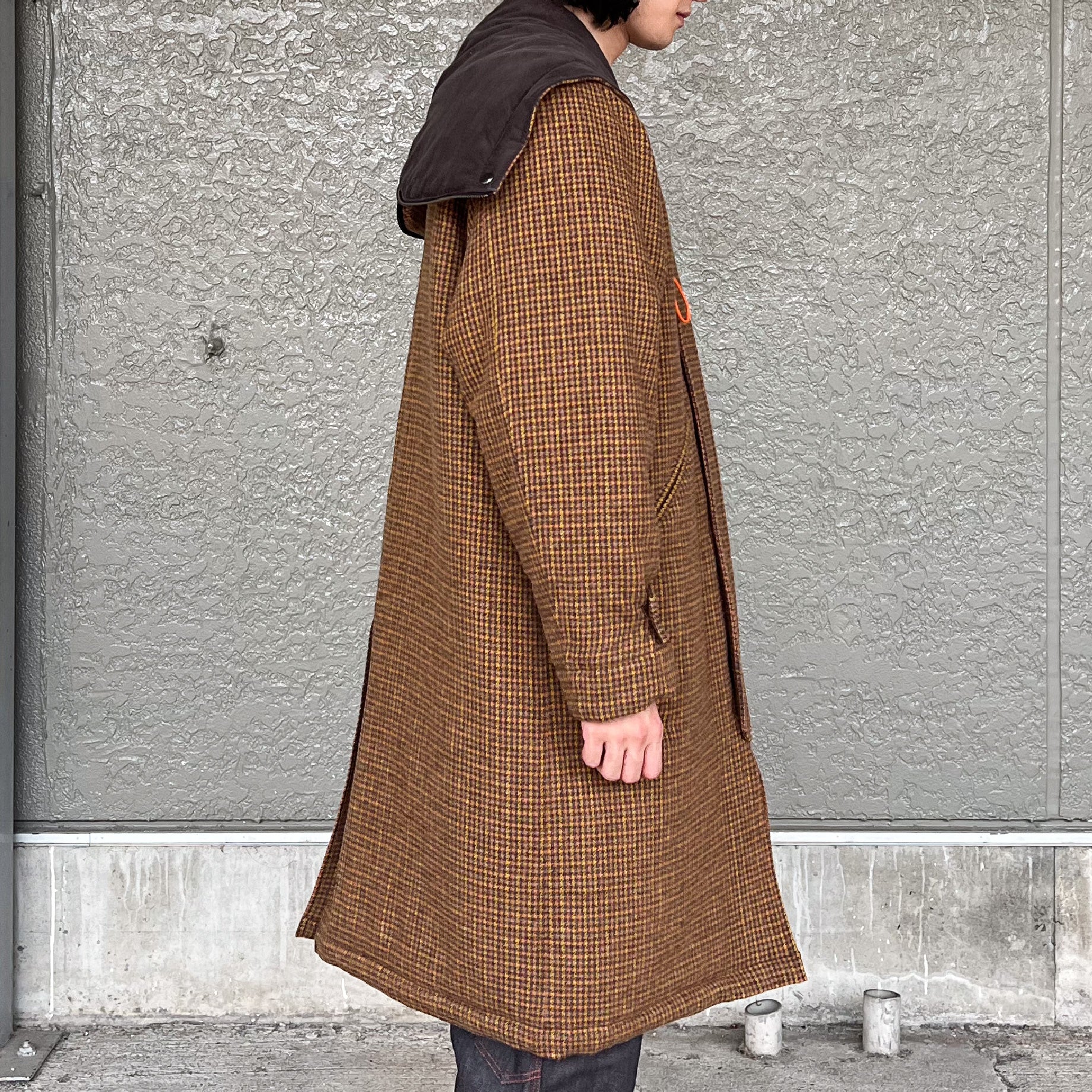 ジャケット・アウター YOKE DOUBLE JQUARDKNITBAL COLLAR COAT YOKE(ヨーク) DOUBLE JQUARD KNIT BAL COLLAR COAT