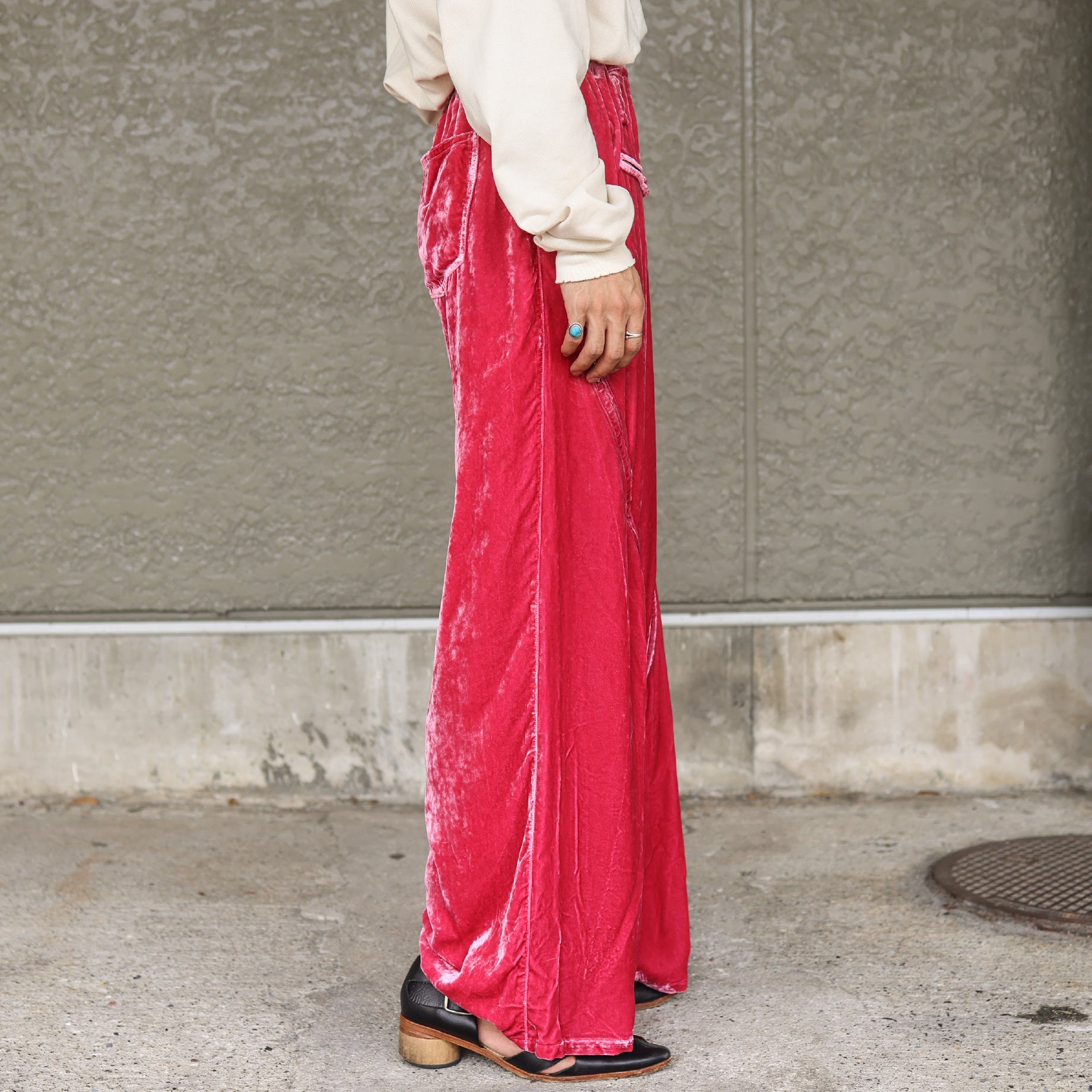 MASU/エムエーエスユー】VELVET ZIPPER EASY PANTS - www.stedile.com.br