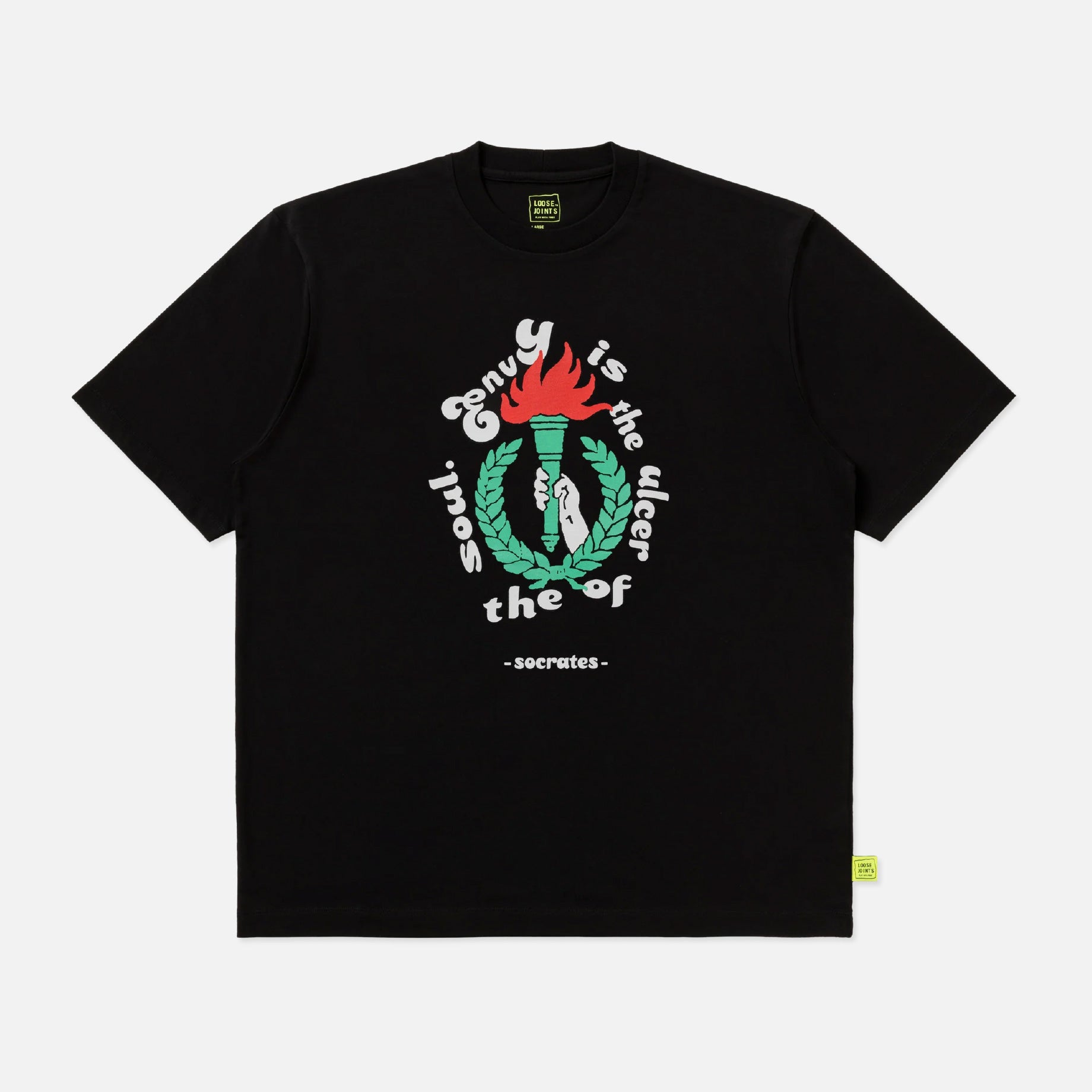 TURTLEHEADS - 'ENVY IS THE ULCER OF THE SOUL.' S/S TEE（BLACK）
