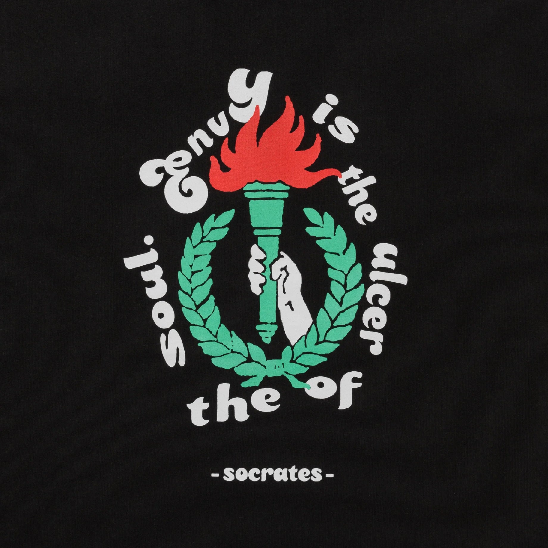 TURTLEHEADS - 'ENVY IS THE ULCER OF THE SOUL.' S/S TEE（BLACK）