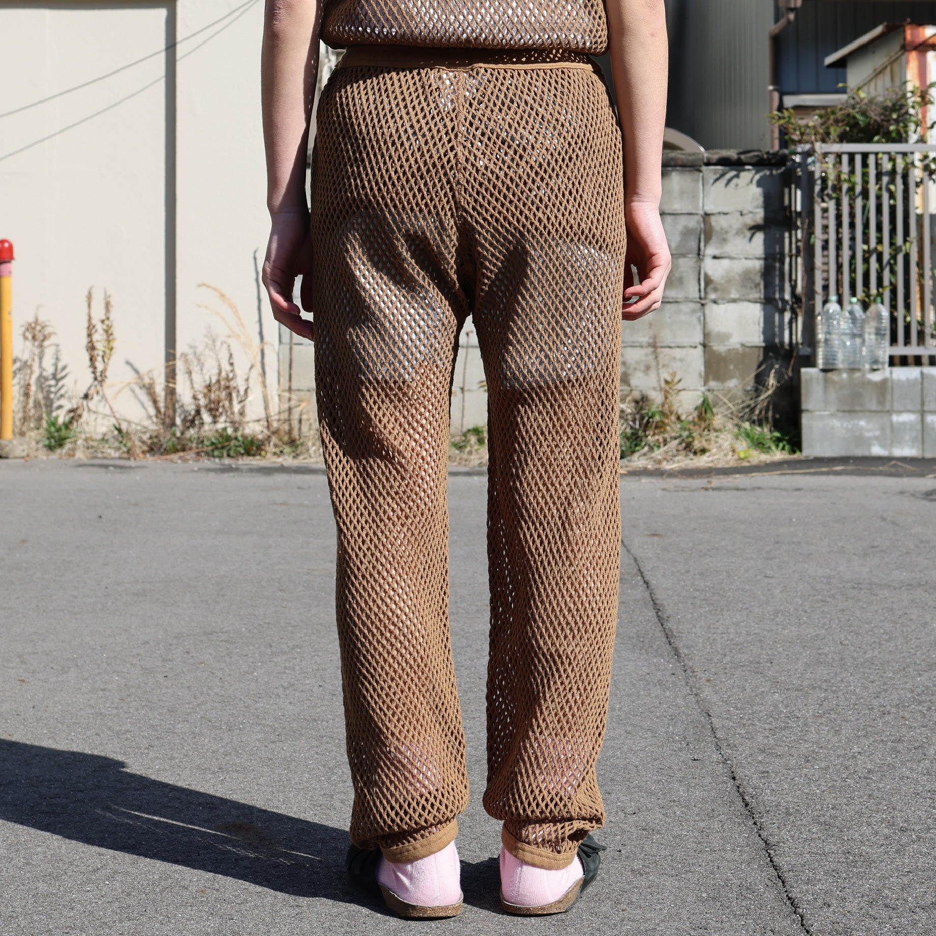 MESH PANTS（BROWN）