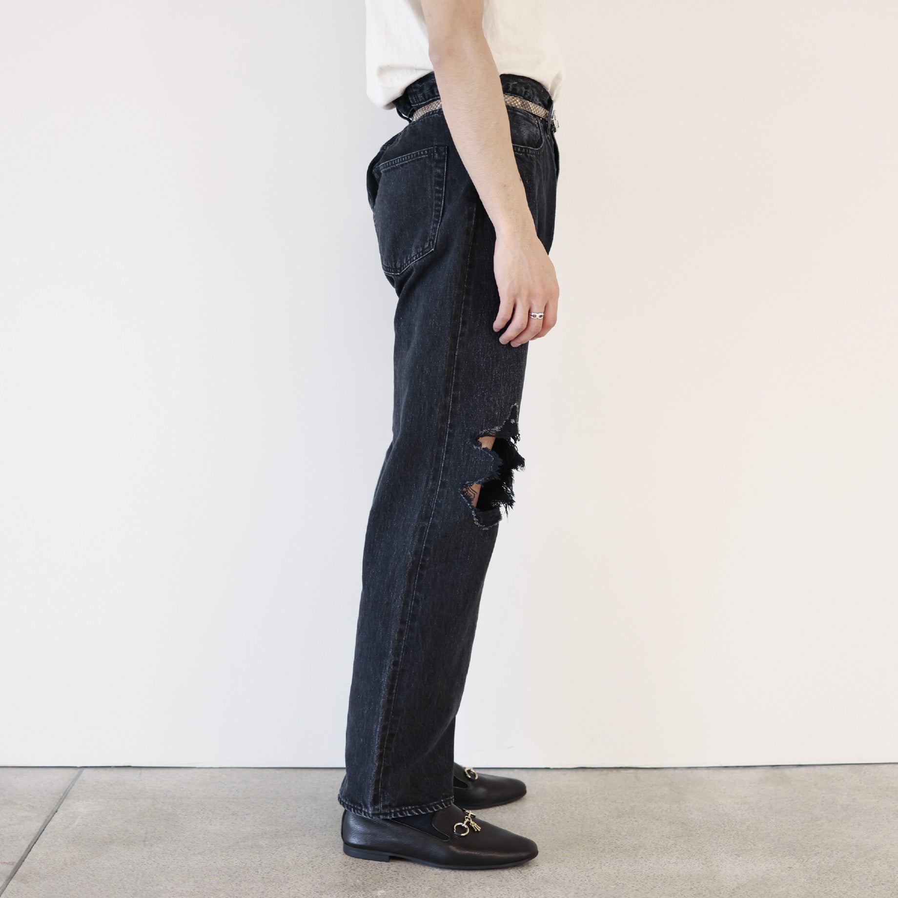 13OZ RIPPED DENIM PANTS – UNEVEN HUB STORE｜想像を超える、人とモノ