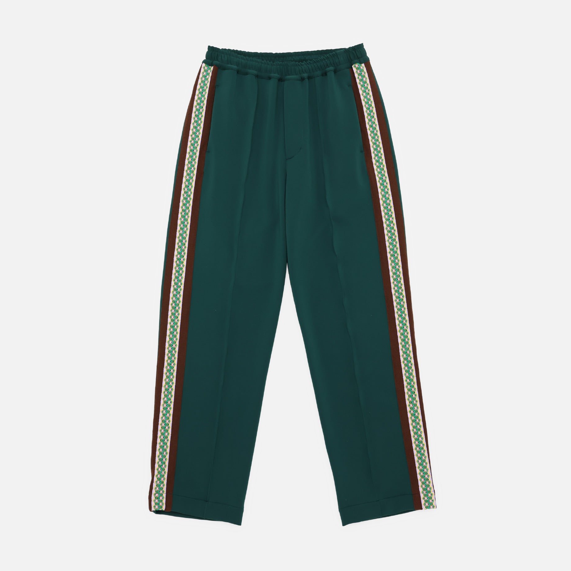LACE TAPE TRACK PANTS（DARK GREEN）