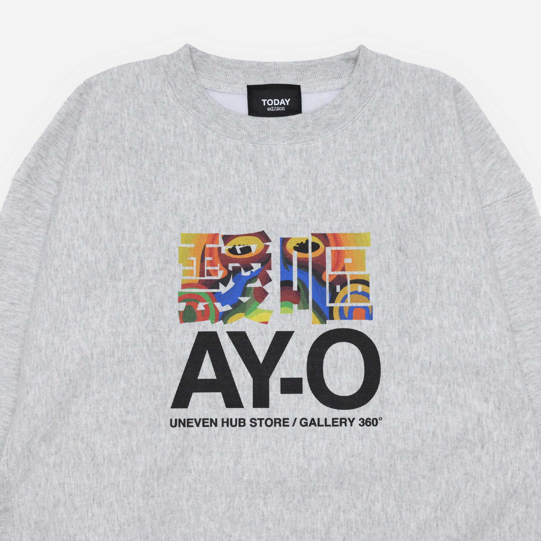 AY-O FLUX Crew Neck Sweat Shirt（GRAY）
