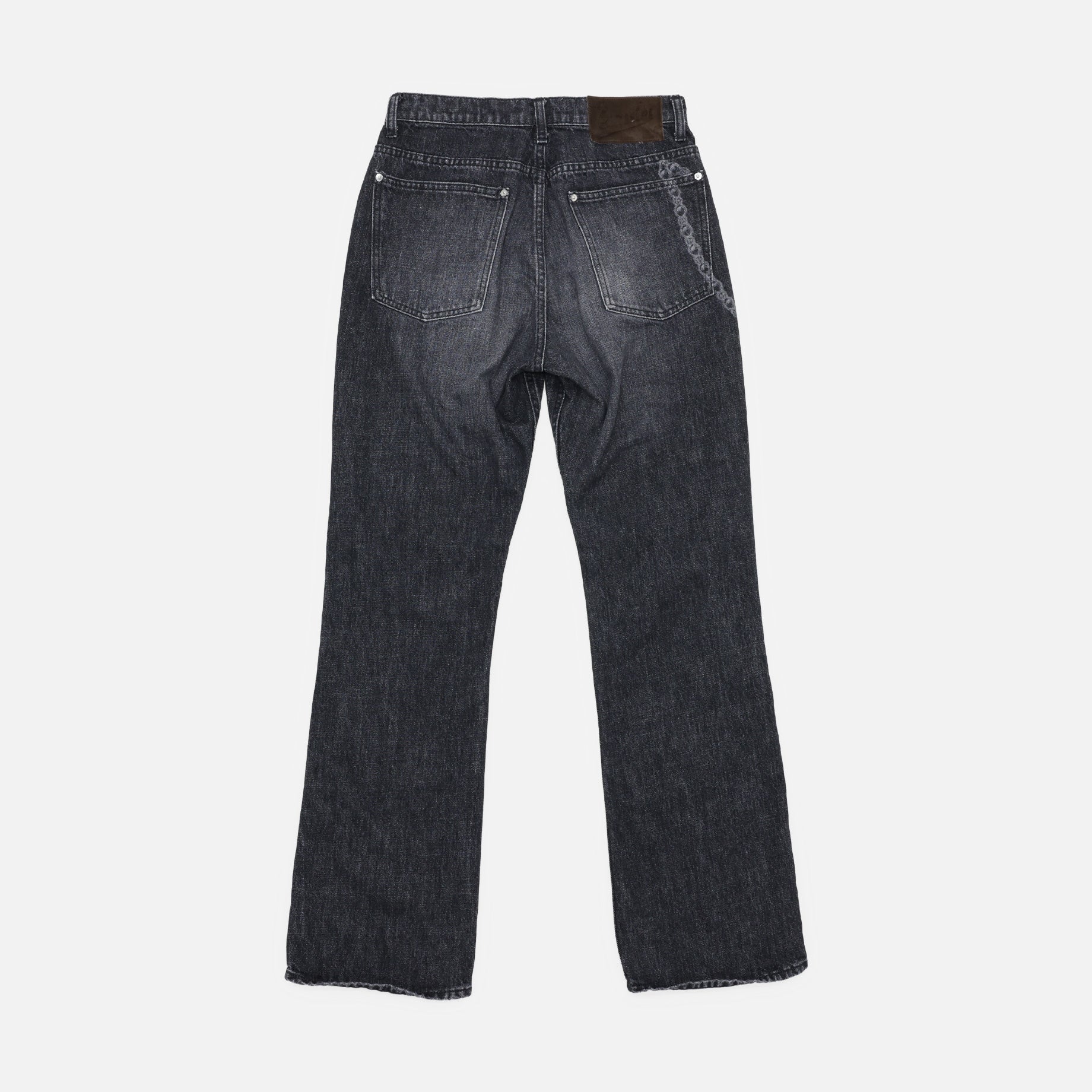 DAMAGED FLARE FIT JEANS（BLACK） – UNEVEN HUB STORE｜想像を超える ...