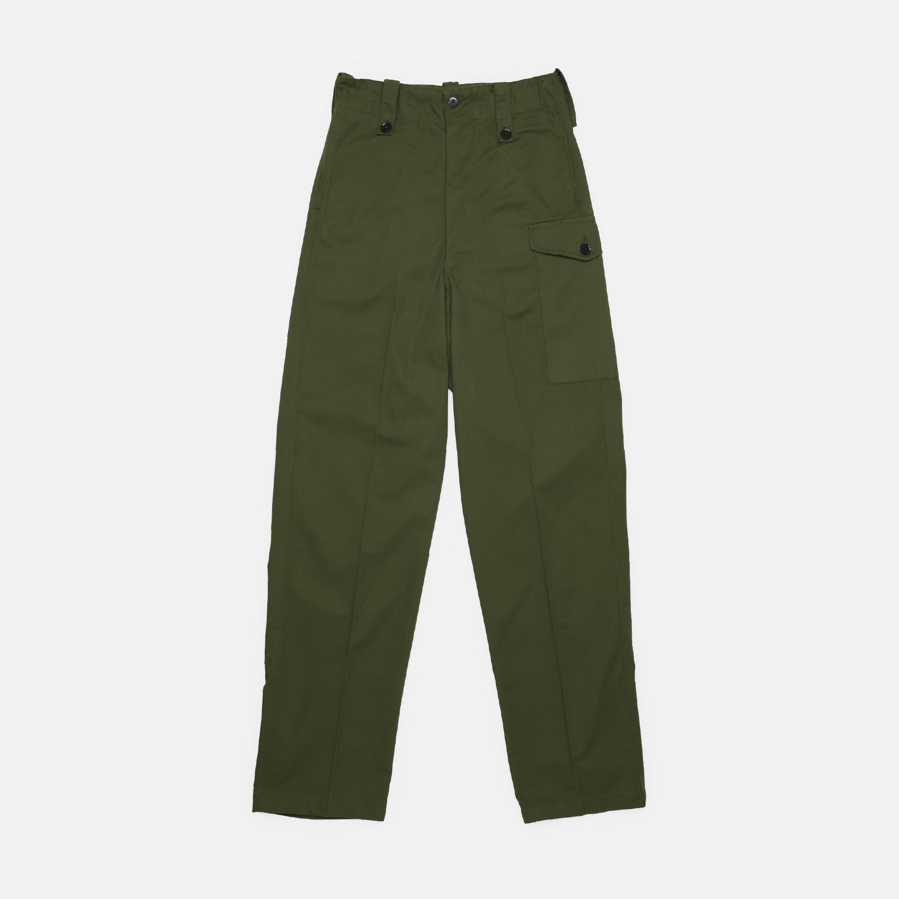 60'-70'S UK ARMY OVERALL GREEN TROUSERS