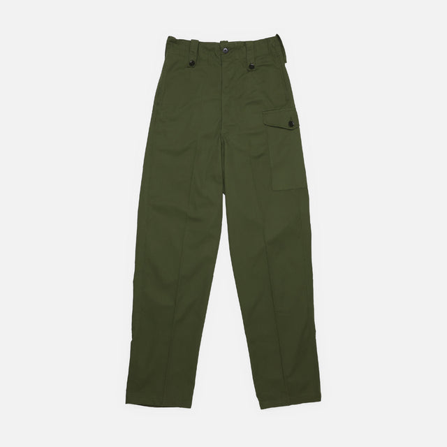 60'-70'S UK ARMY OVERALL GREEN TROUSERS