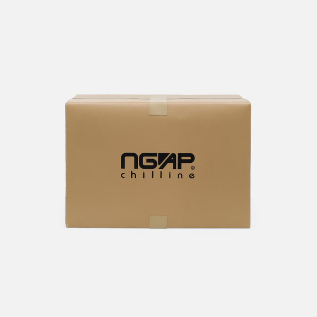 NGAP LEATHER CARDBOARD BOX CUSHION CHAIR（MEDIUM）